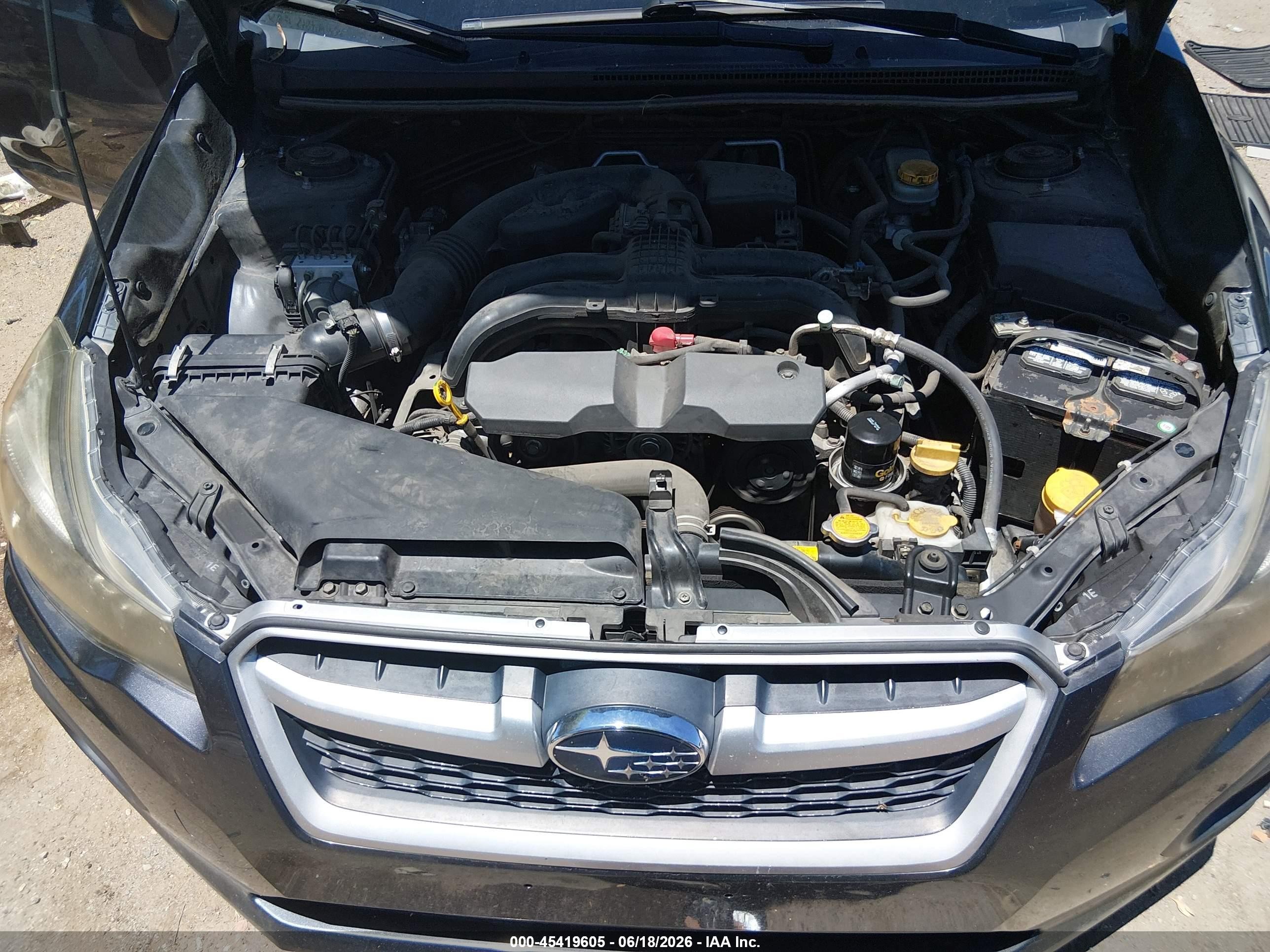 2014 Subaru Impreza 2.0i Sport Premium Black vin: JF1GPAL66E8217518