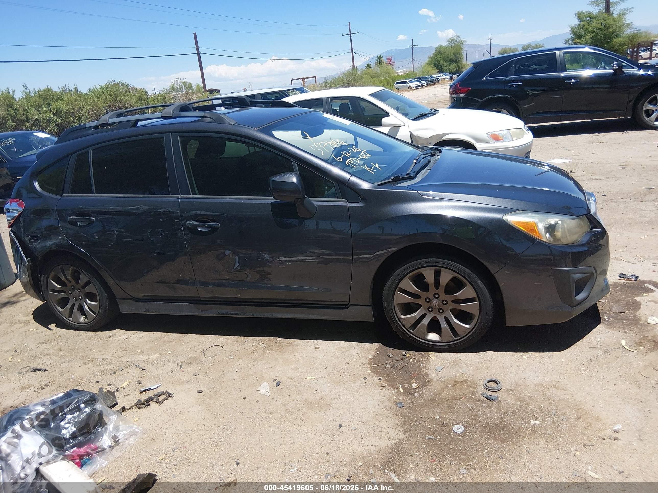 2014 Subaru Impreza 2.0i Sport Premium Black vin: JF1GPAL66E8217518