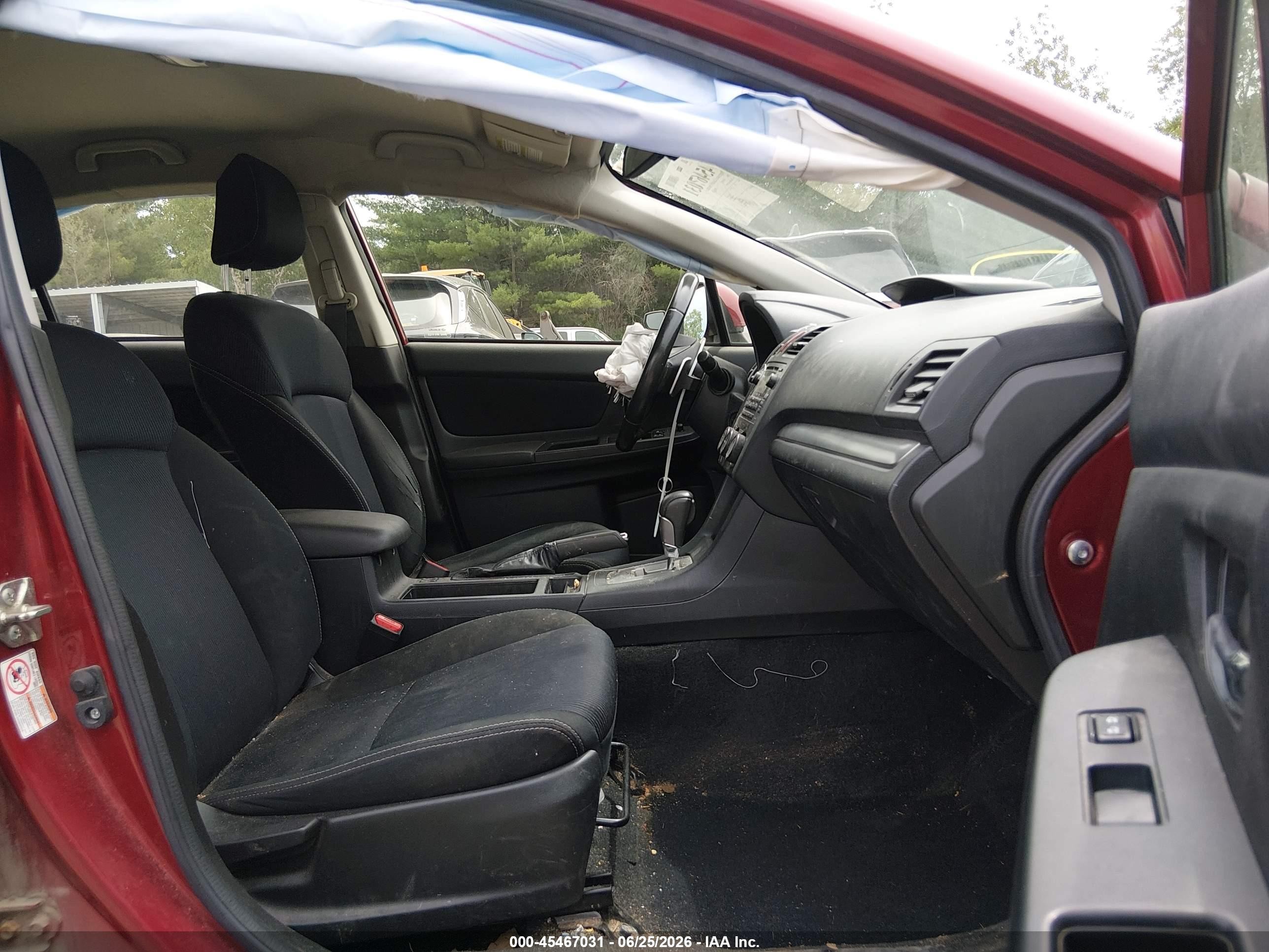 2014 Subaru Impreza 2.0i Sport Premium Red vin: JF1GPAL66E8222850