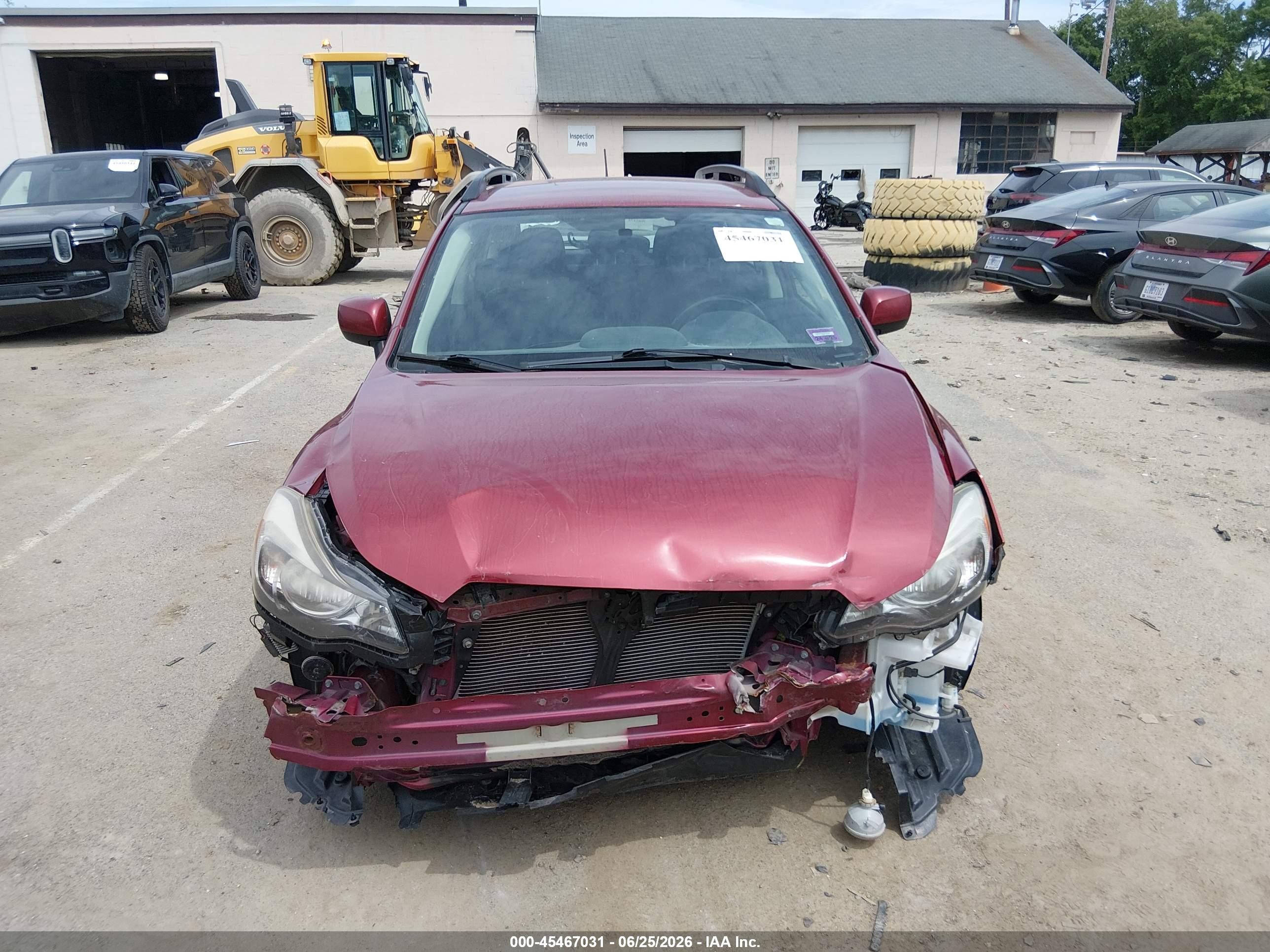 2014 Subaru Impreza 2.0i Sport Premium Red vin: JF1GPAL66E8222850