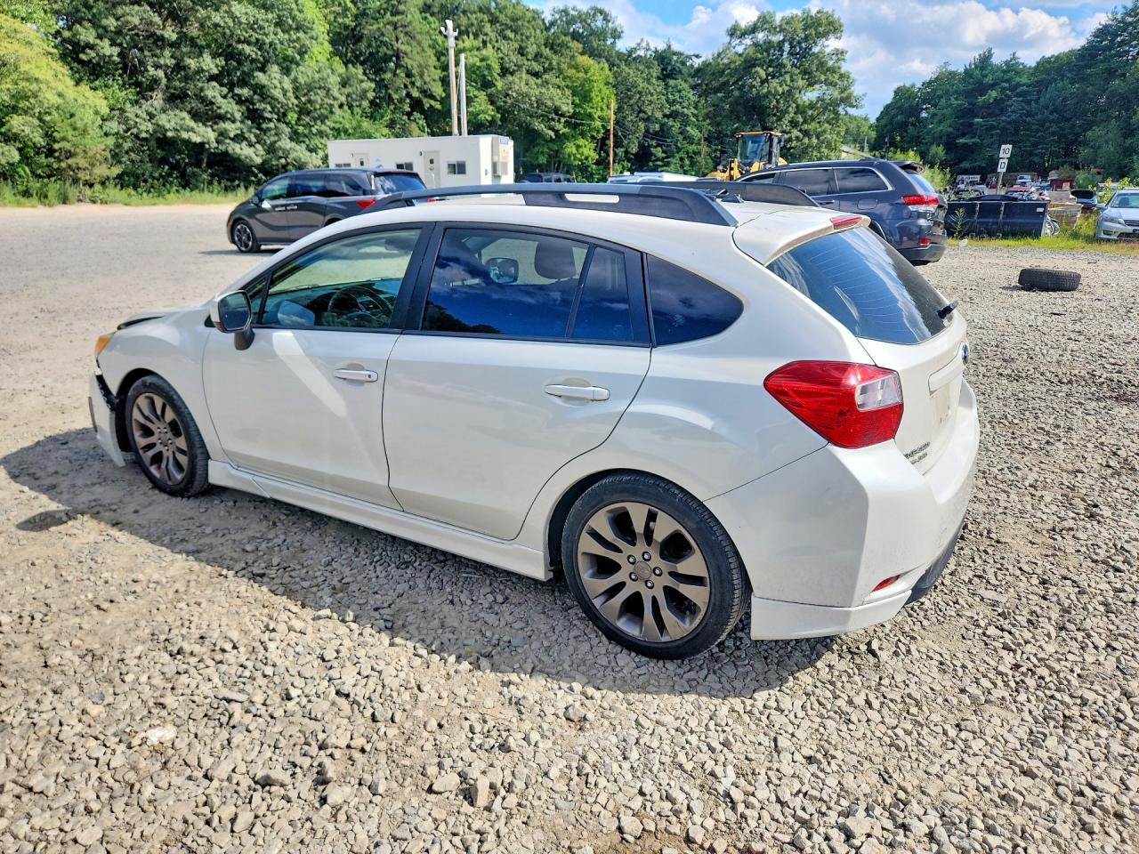 2014 Subaru Impreza Sport Premium White vin: JF1GPAL66E8255816