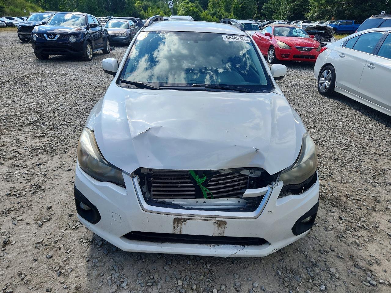 2014 Subaru Impreza Sport Premium White vin: JF1GPAL66E8255816