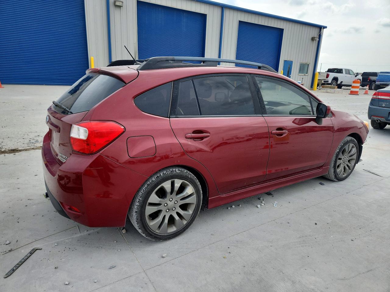 2014 Subaru Impreza Sport Premium Red vin: JF1GPAL66E8256027