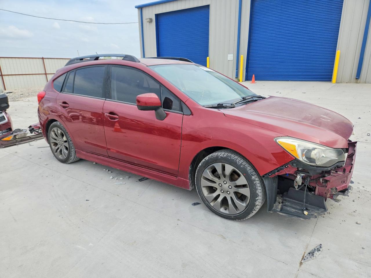 2014 Subaru Impreza Sport Premium Red vin: JF1GPAL66E8256027