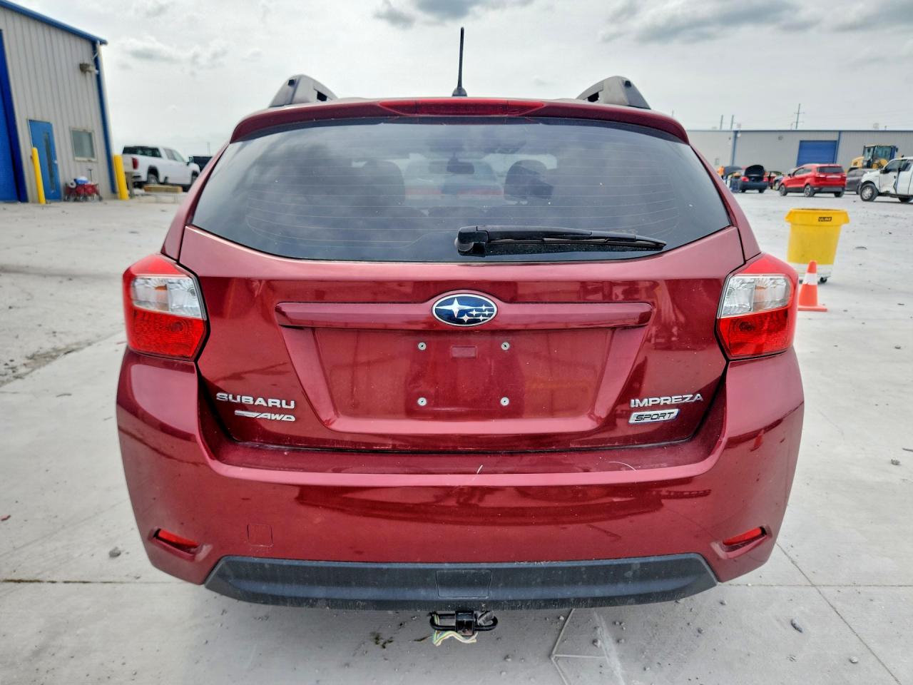 2014 Subaru Impreza Sport Premium Red vin: JF1GPAL66E8256027