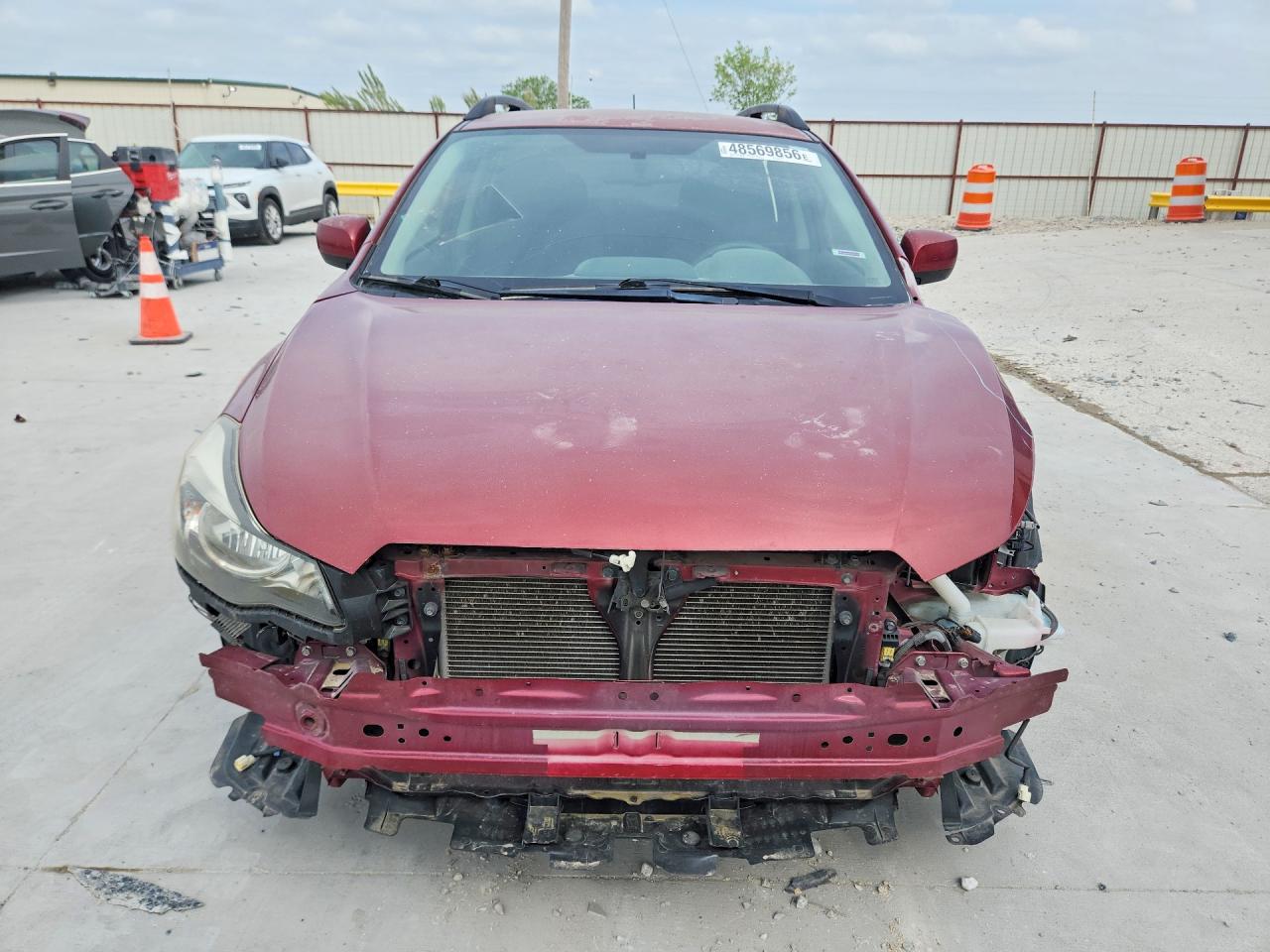 2014 Subaru Impreza Sport Premium Red vin: JF1GPAL66E8256027