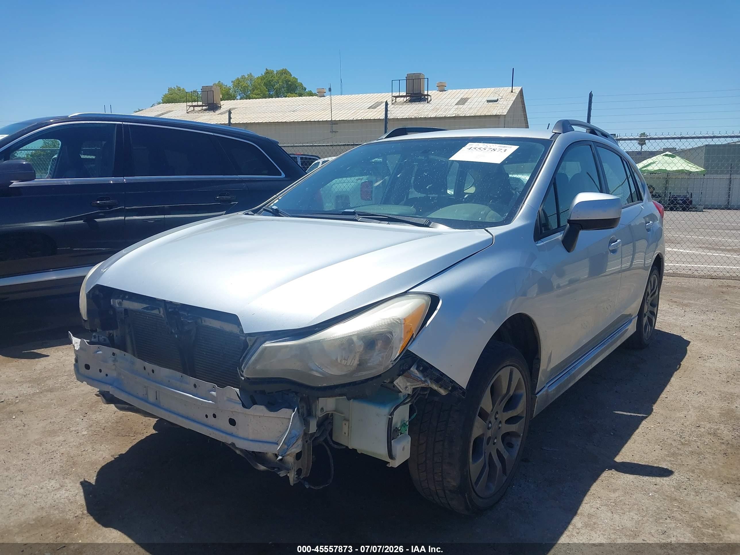2012 Subaru Impreza 2.0i Sport Premium Серебряный vin: JF1GPAL67CG215148