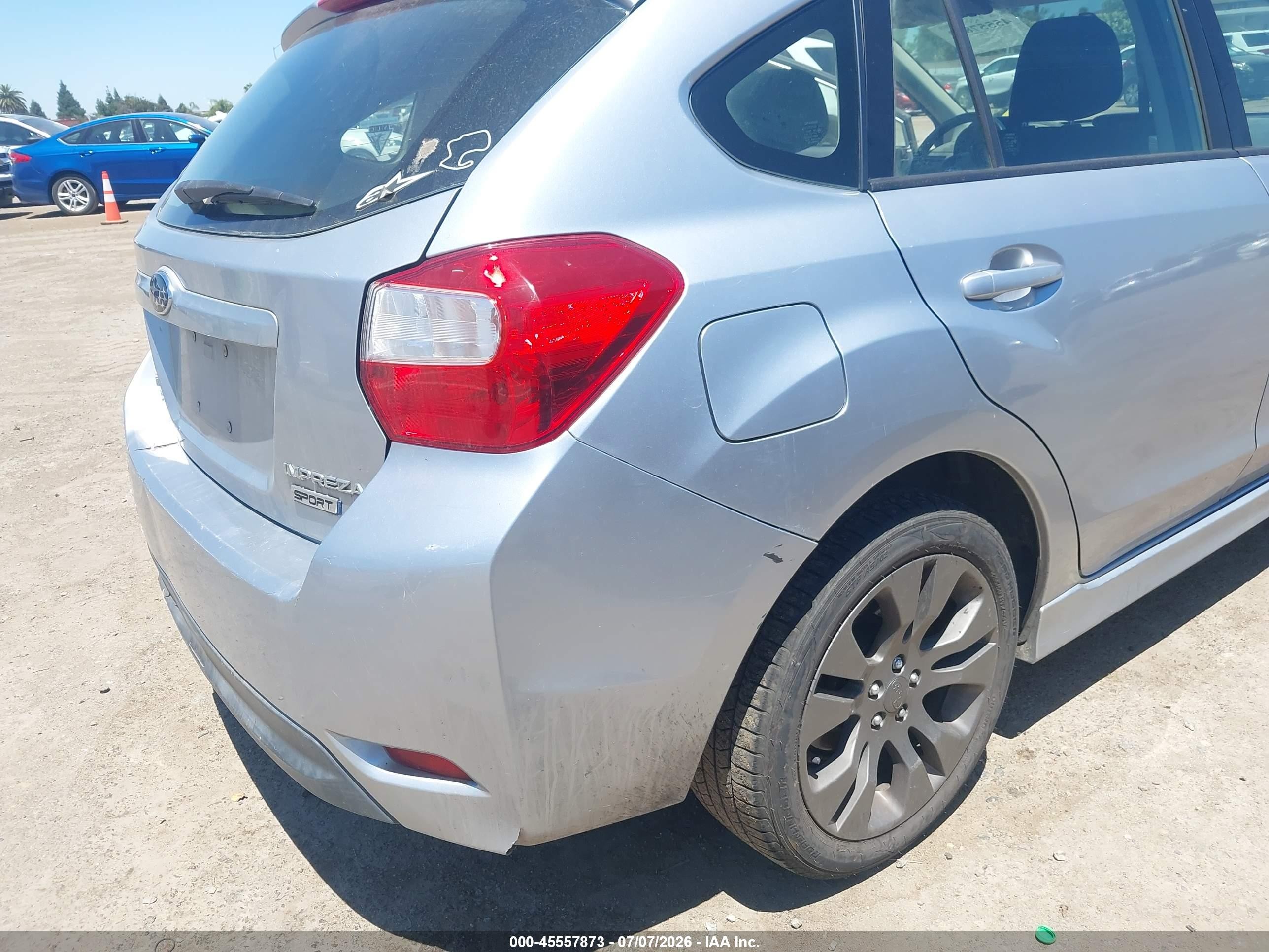 2012 Subaru Impreza 2.0i Sport Premium Серебряный vin: JF1GPAL67CG215148