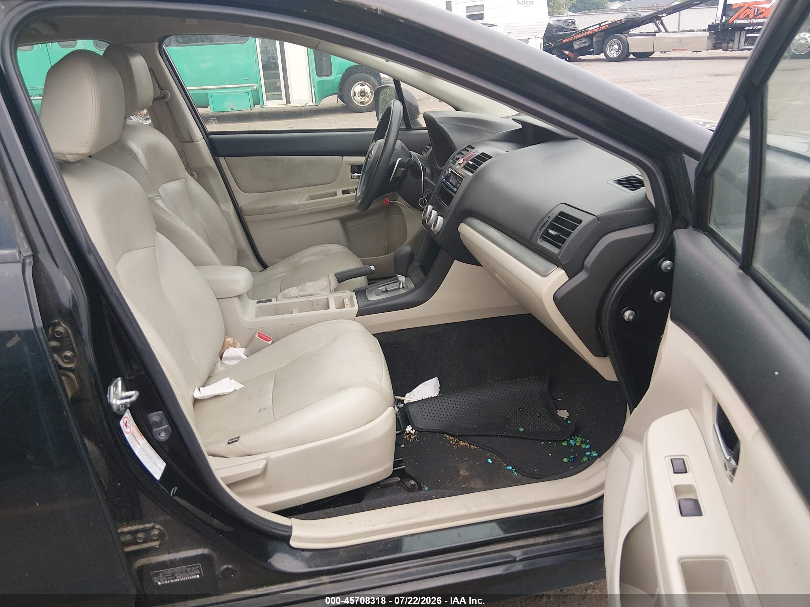 2012 Subaru Impreza 2.0i Sport Premium Black vin: JF1GPAL67CH205536