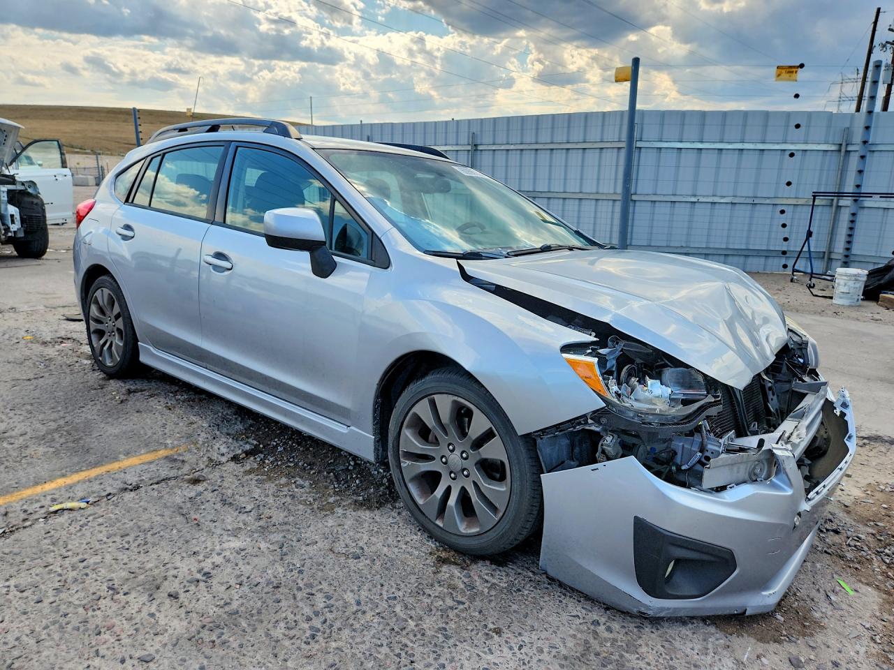 2012 Subaru Impreza Sport Premium Silver vin: JF1GPAL67CH205939