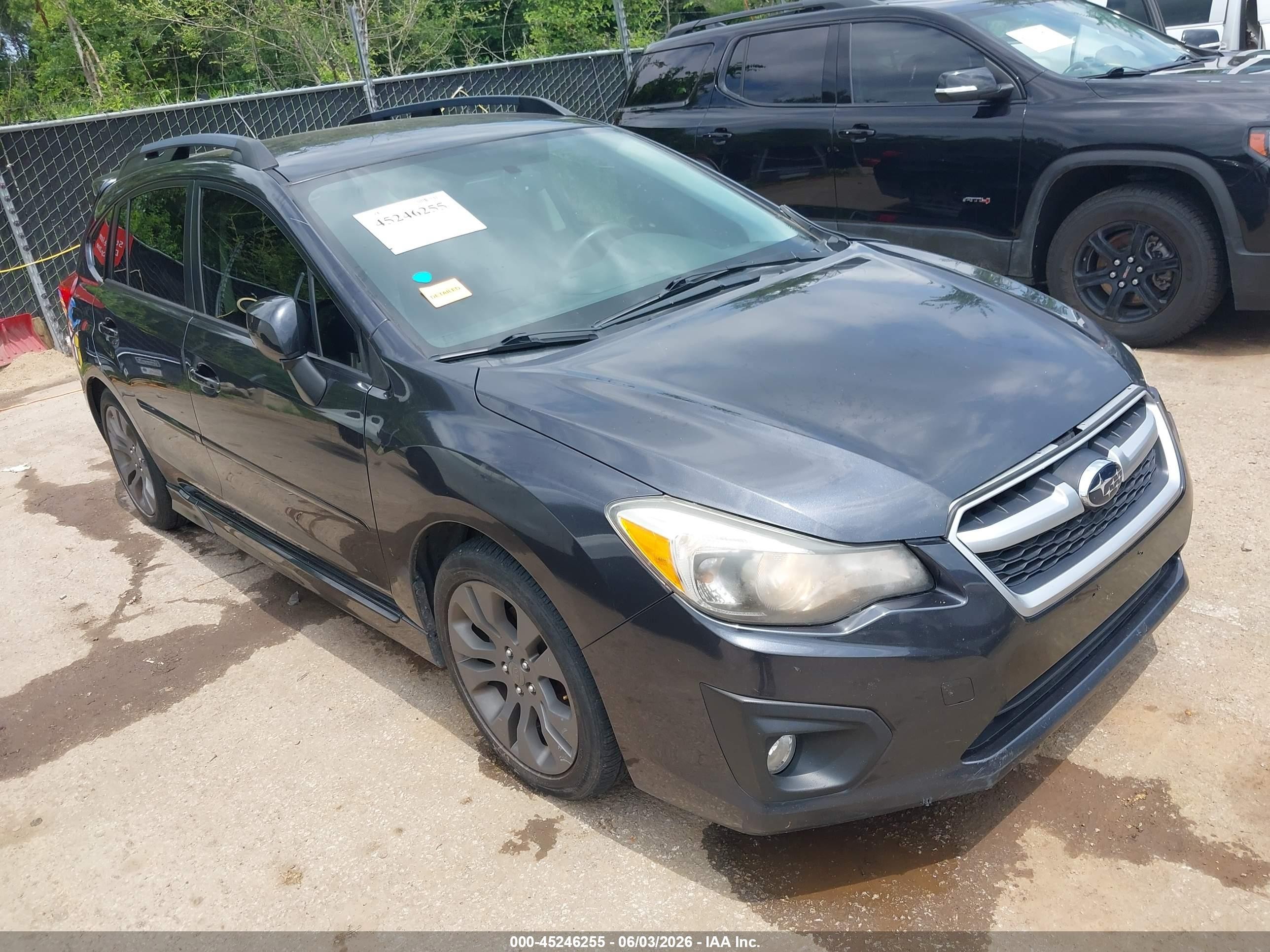 2012 Subaru Impreza 2.0i Sport Premium Gray vin: JF1GPAL67CH240688