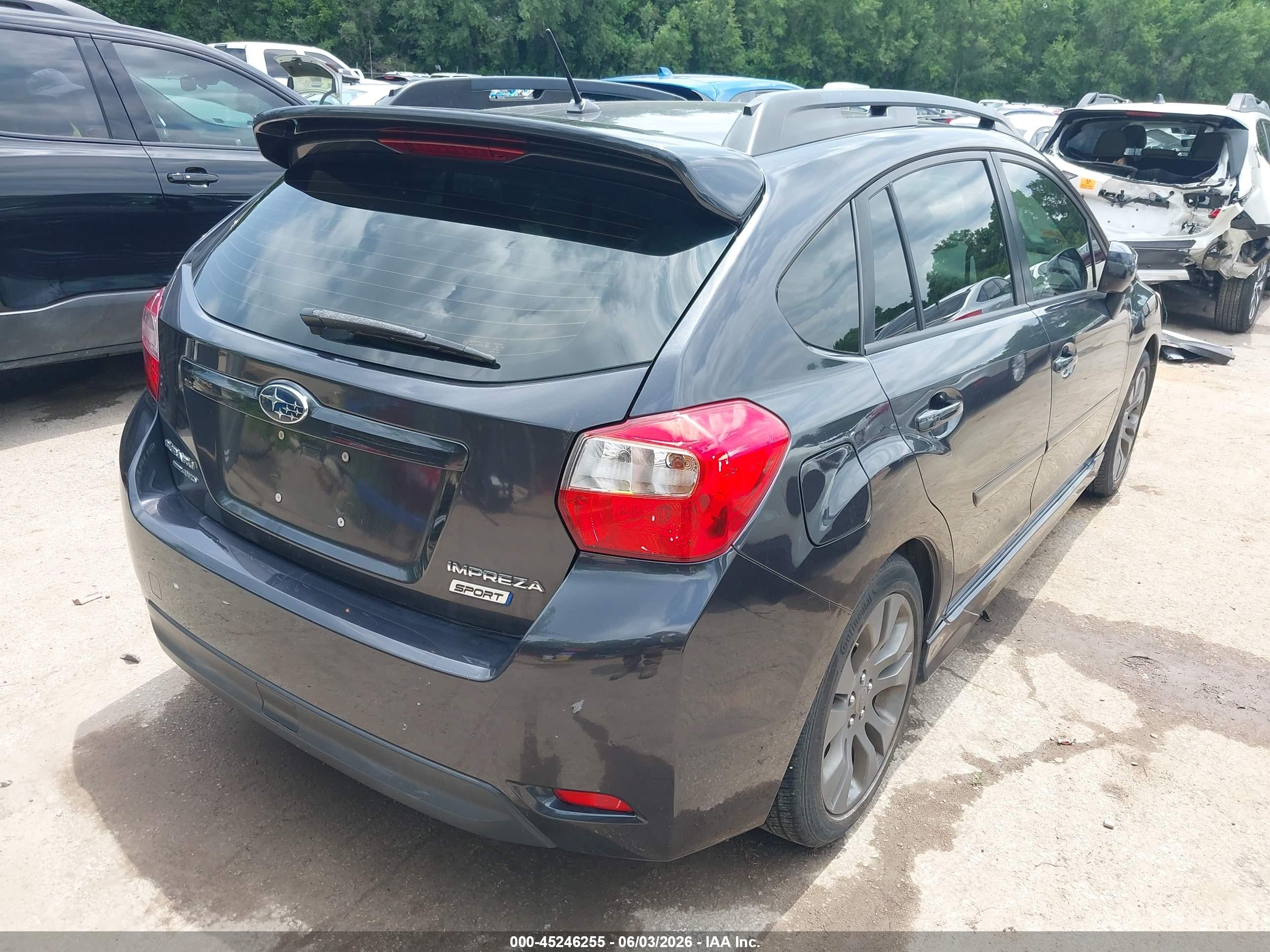 2012 Subaru Impreza 2.0i Sport Premium Gray vin: JF1GPAL67CH240688