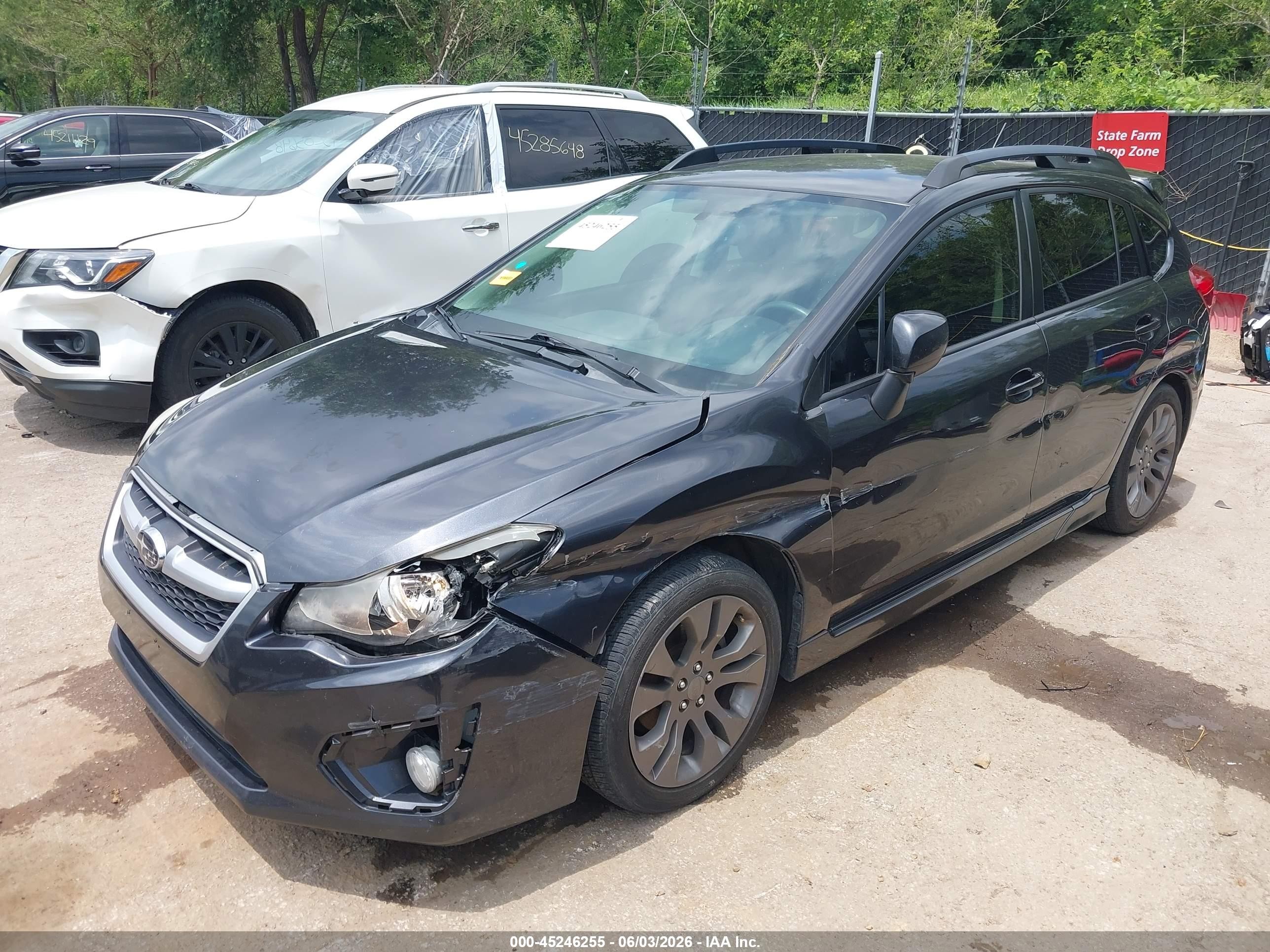 2012 Subaru Impreza 2.0i Sport Premium Gray vin: JF1GPAL67CH240688