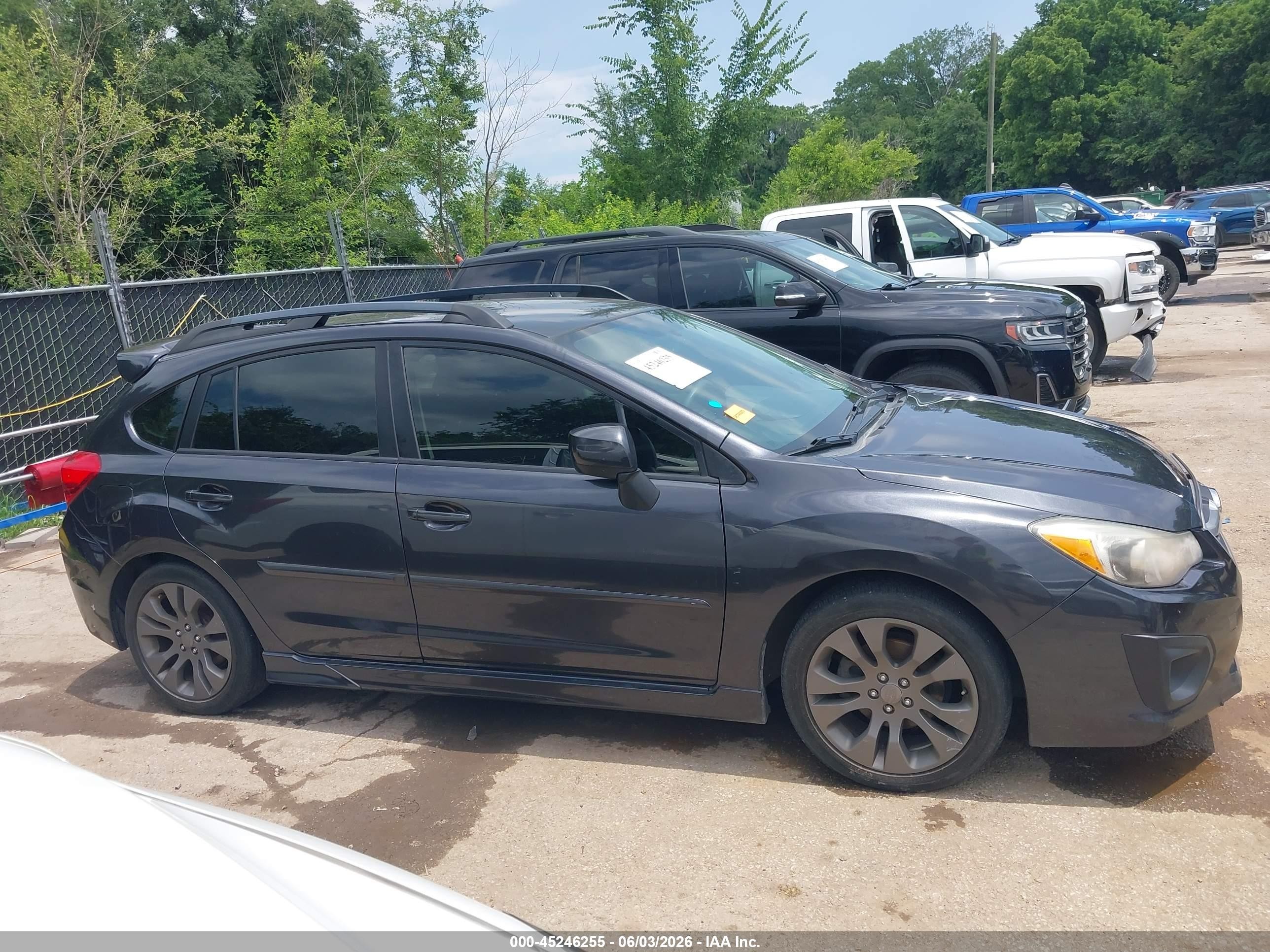2012 Subaru Impreza 2.0i Sport Premium Gray vin: JF1GPAL67CH240688