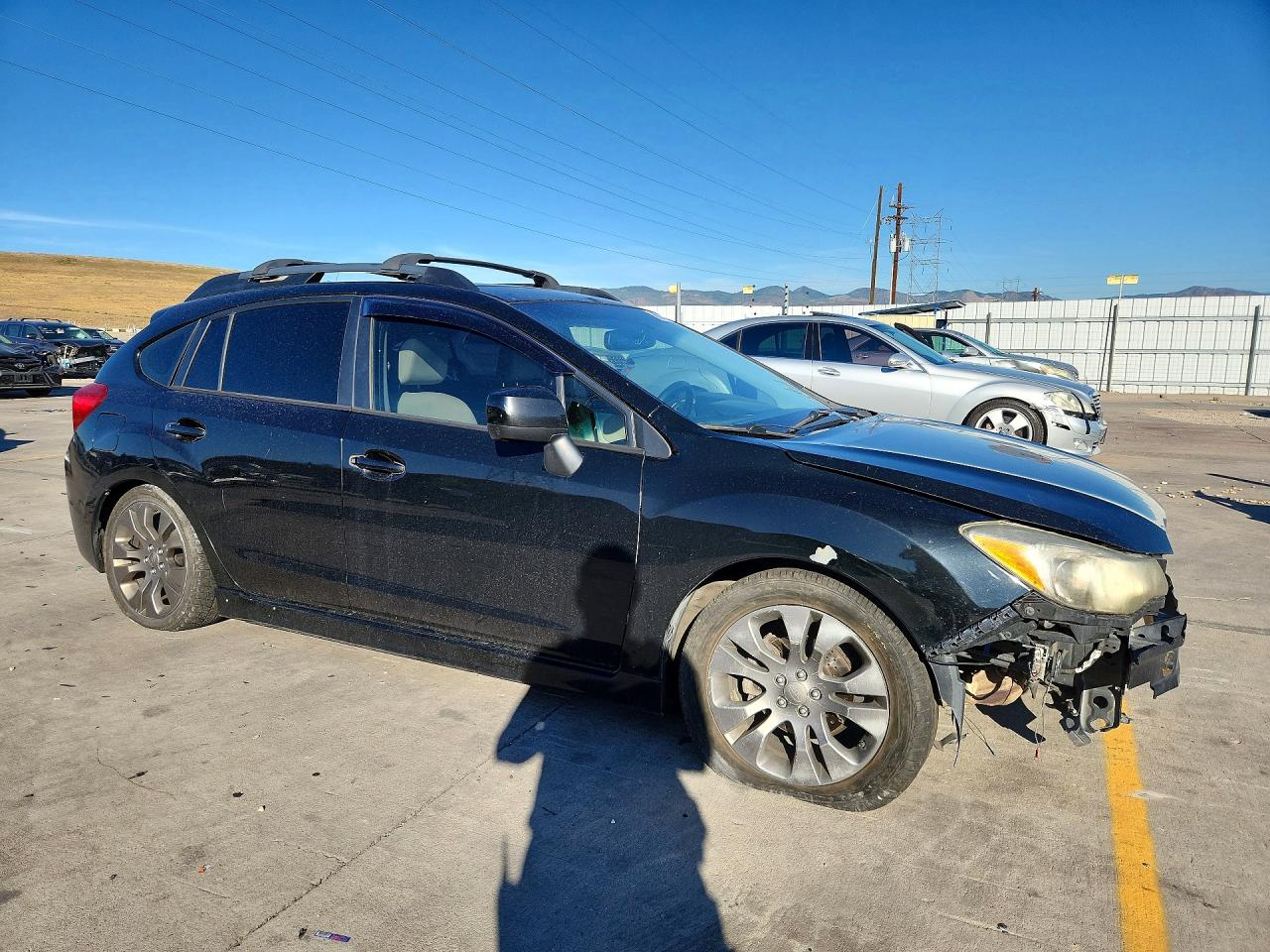 2012 Subaru Impreza Sport Premium Black vin: JF1GPAL67CH241310