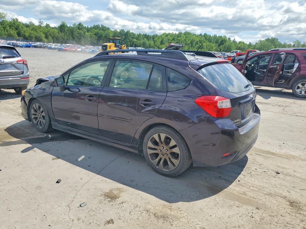 2013 Subaru Impreza Sport Premium Purple vin: JF1GPAL67D1817780