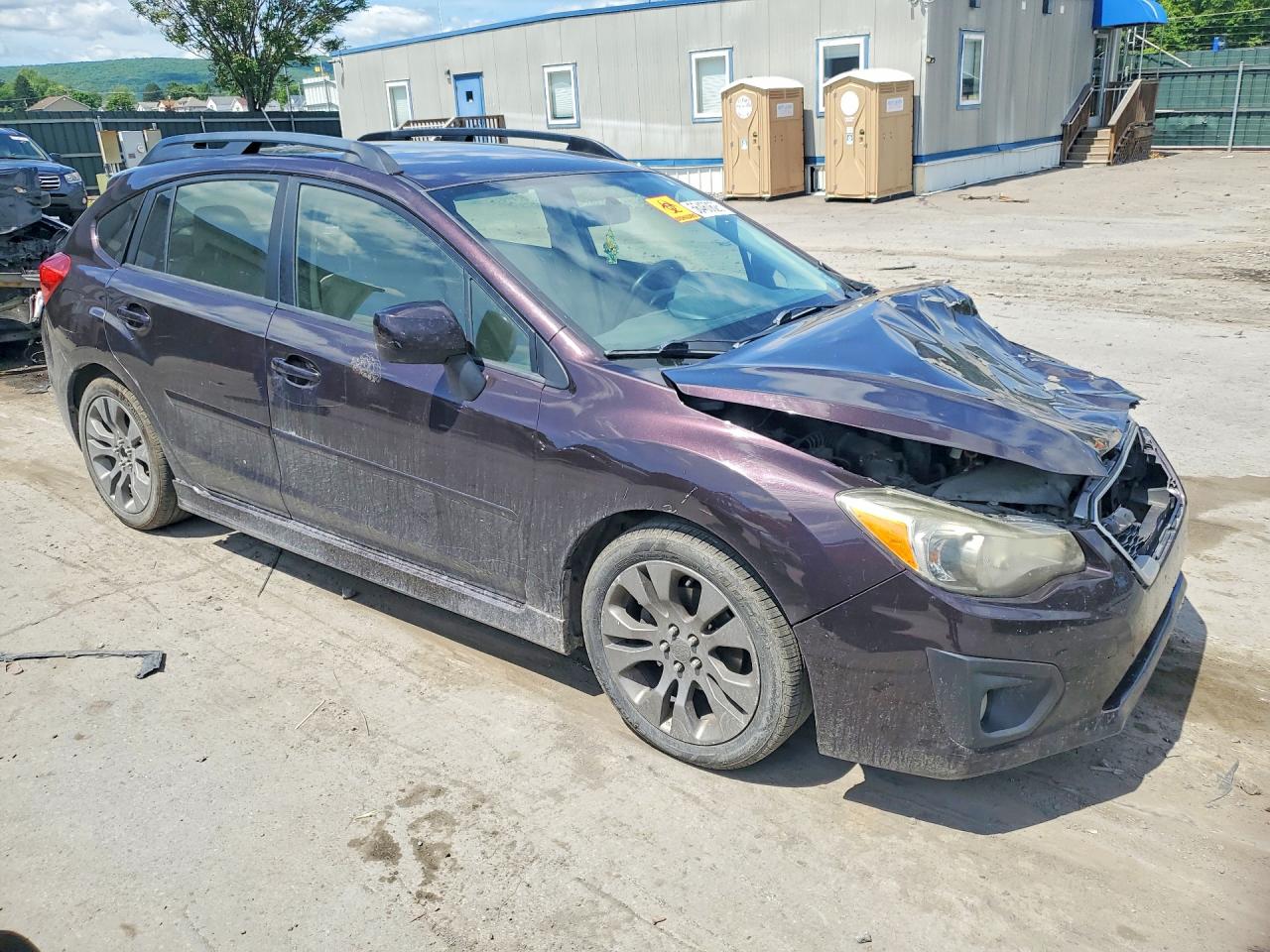 2013 Subaru Impreza Sport Premium Purple vin: JF1GPAL67D1817780
