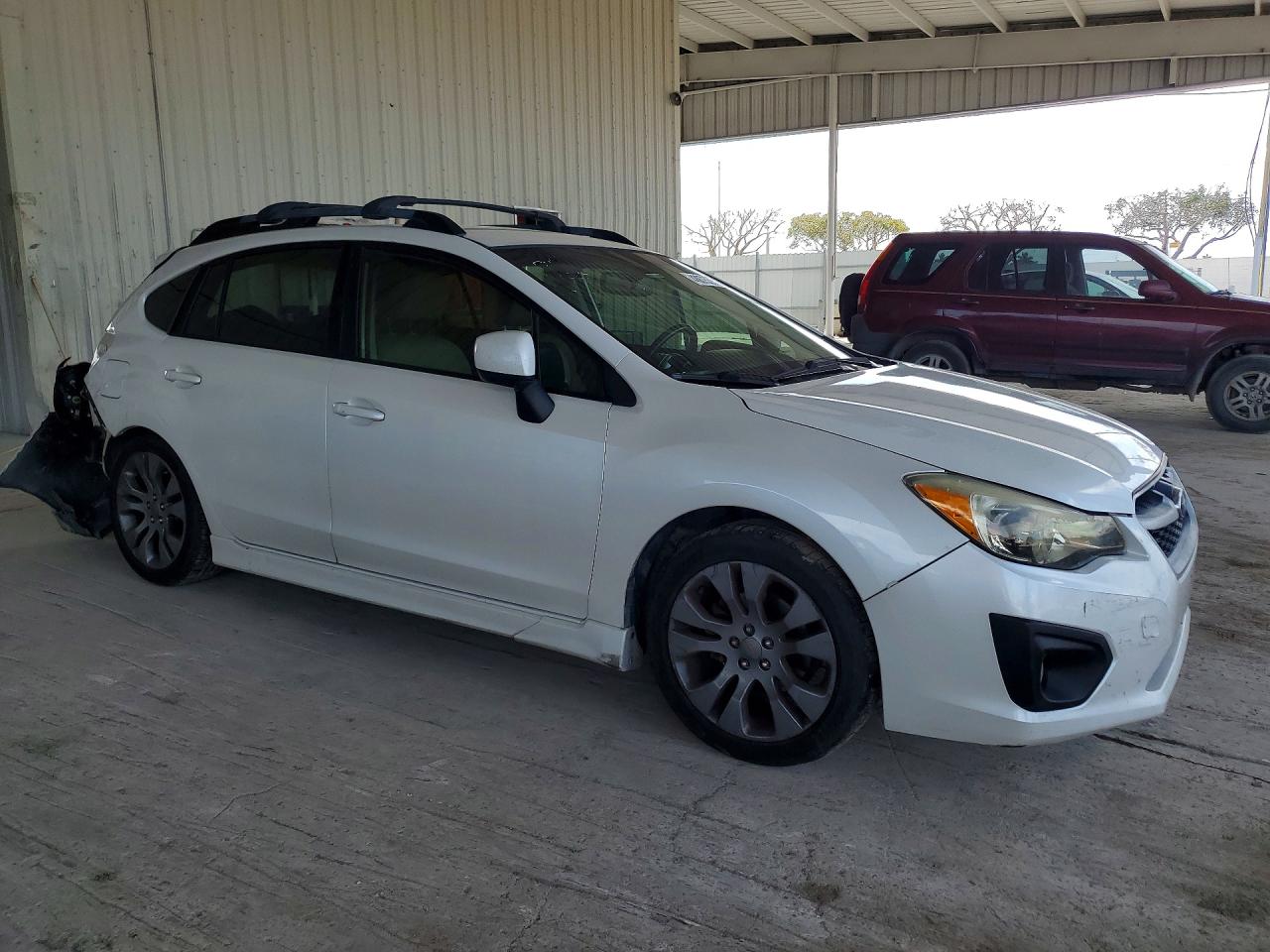 2013 Subaru Impreza Sport Premium White vin: JF1GPAL67D2810824