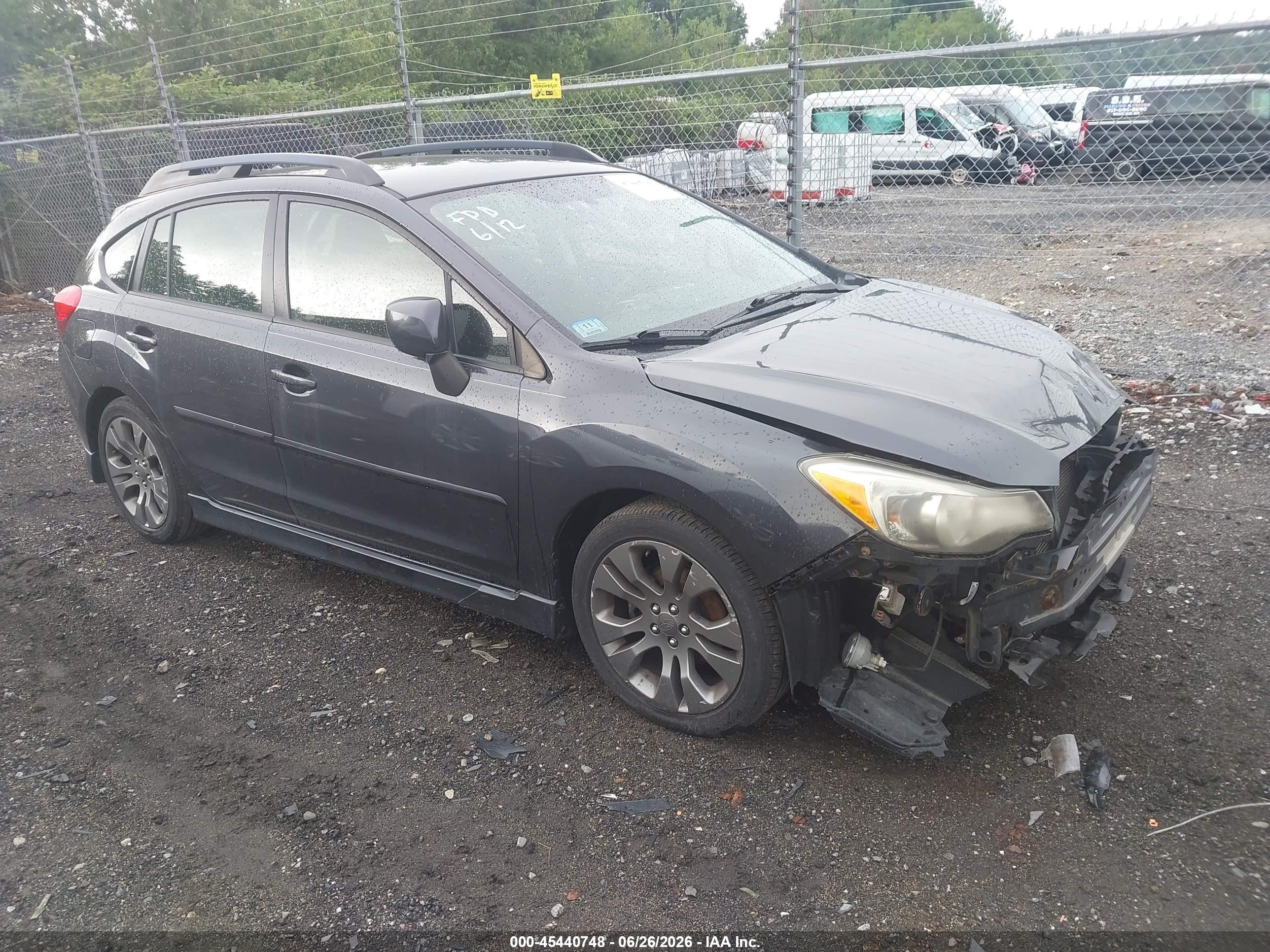 2013 Subaru Impreza 2.0i Sport Premium Gray vin: JF1GPAL67D2814243