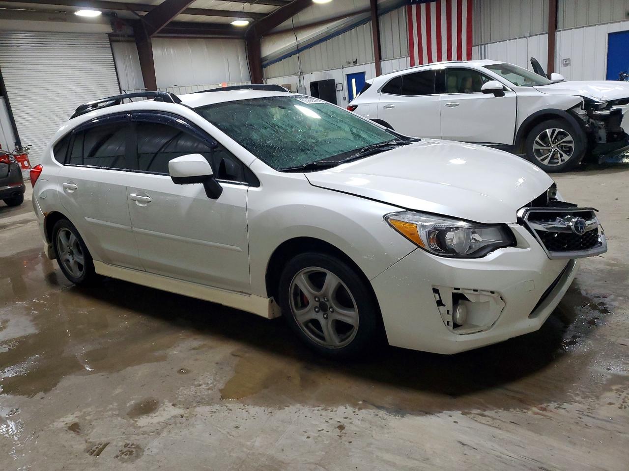 2013 Subaru Impreza Sport Premium White vin: JF1GPAL67D2881814
