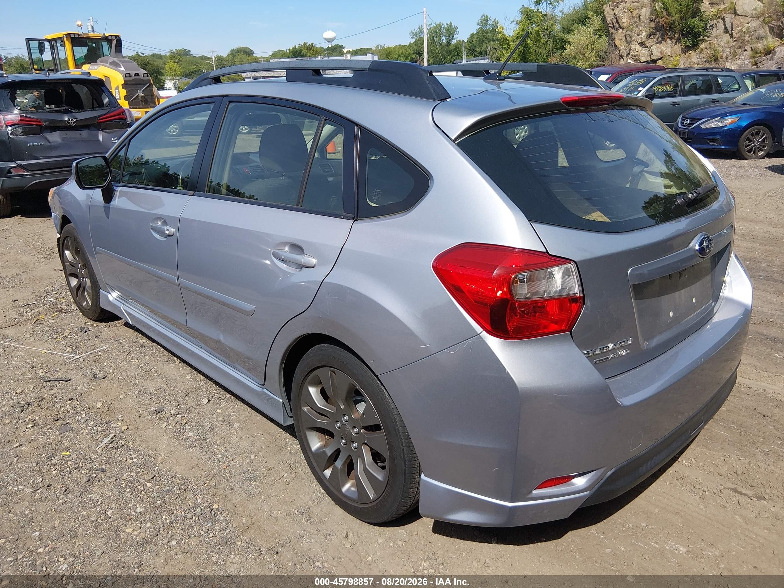 2013 Subaru Impreza 2.0i Sport Premium Silver vin: JF1GPAL67DH201424