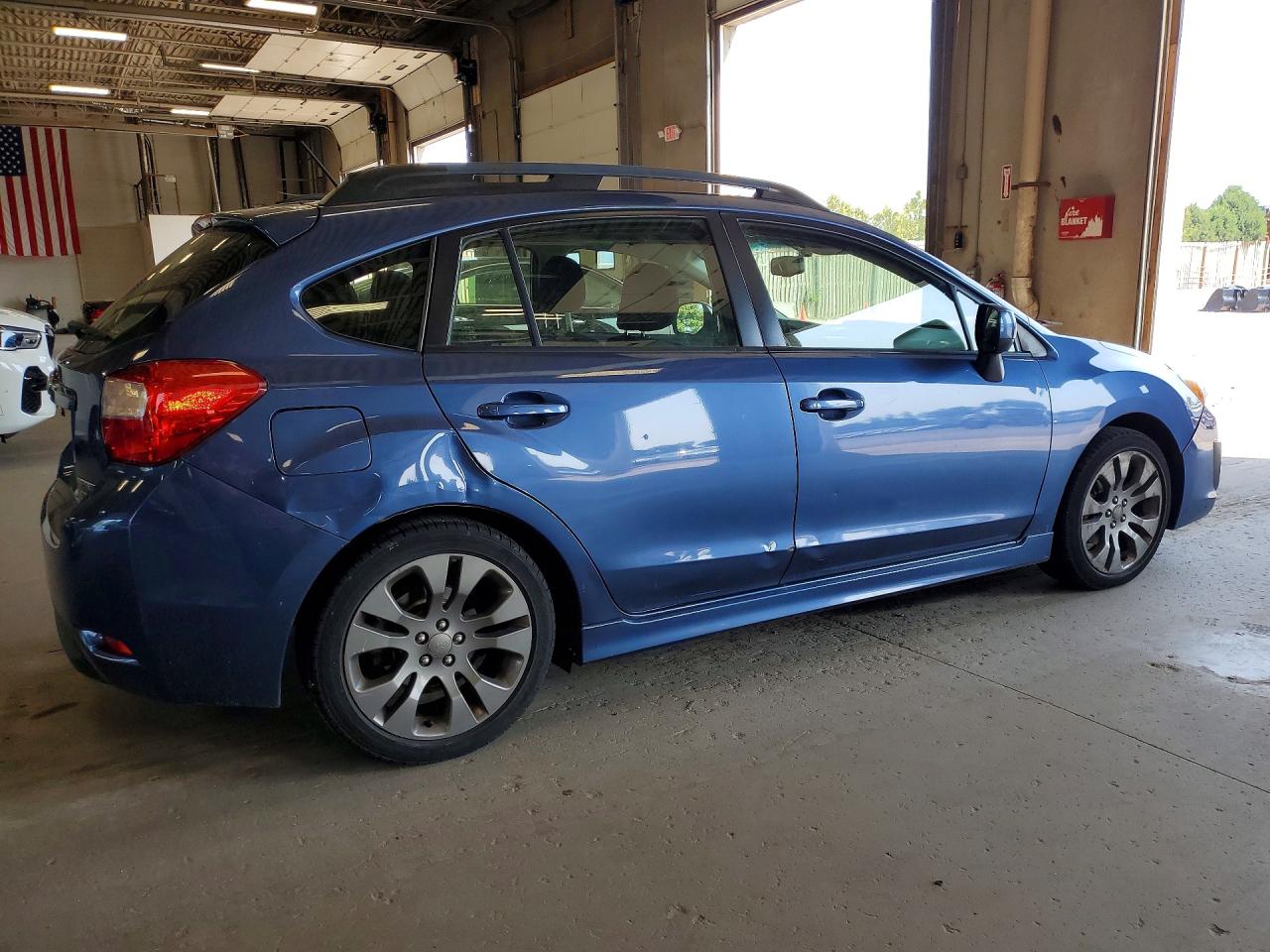 2013 Subaru Impreza Sport Premium Blue vin: JF1GPAL67DH202640