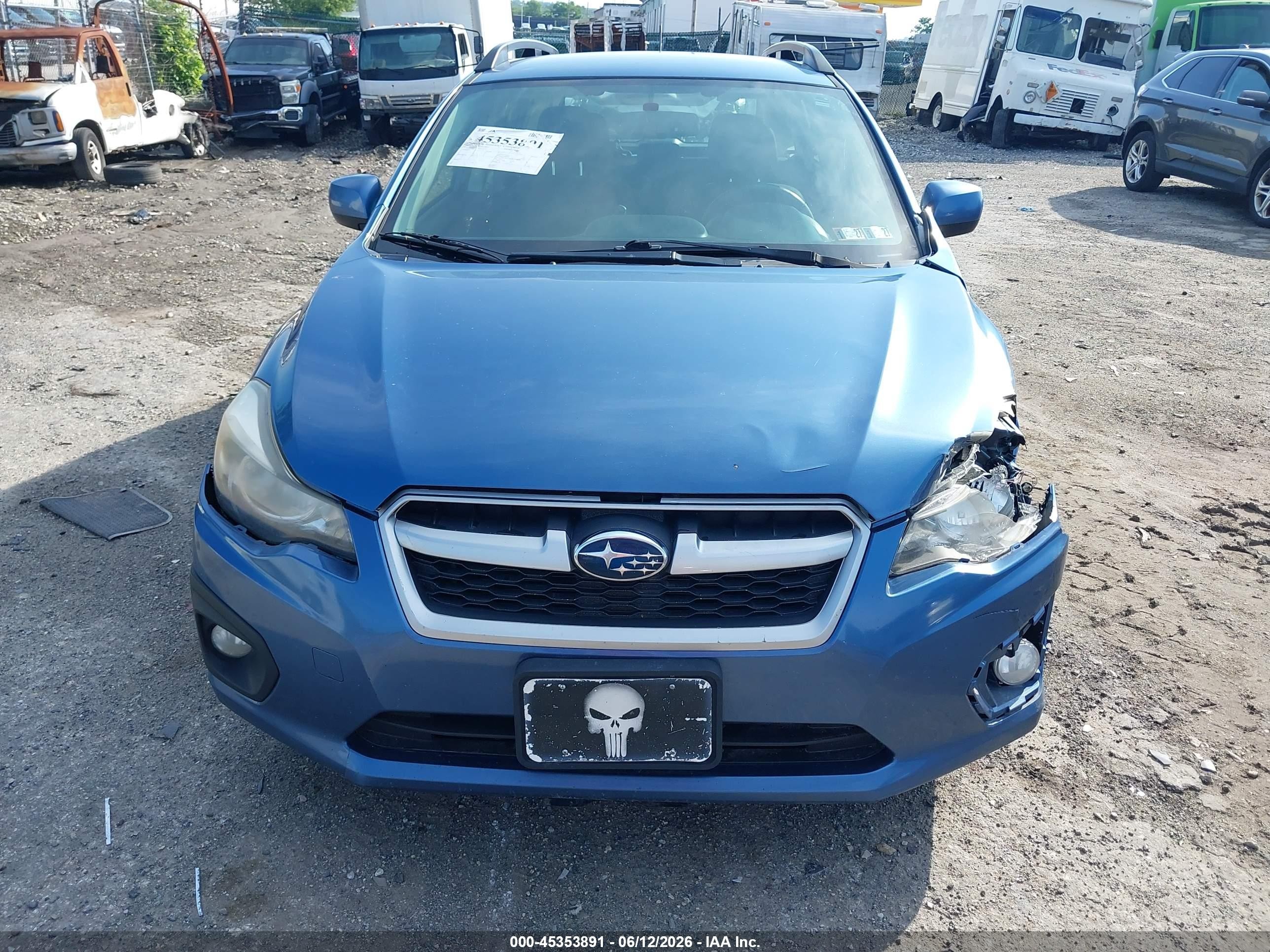 2014 Subaru Impreza 2.0i Sport Premium Синий vin: JF1GPAL67E8219777