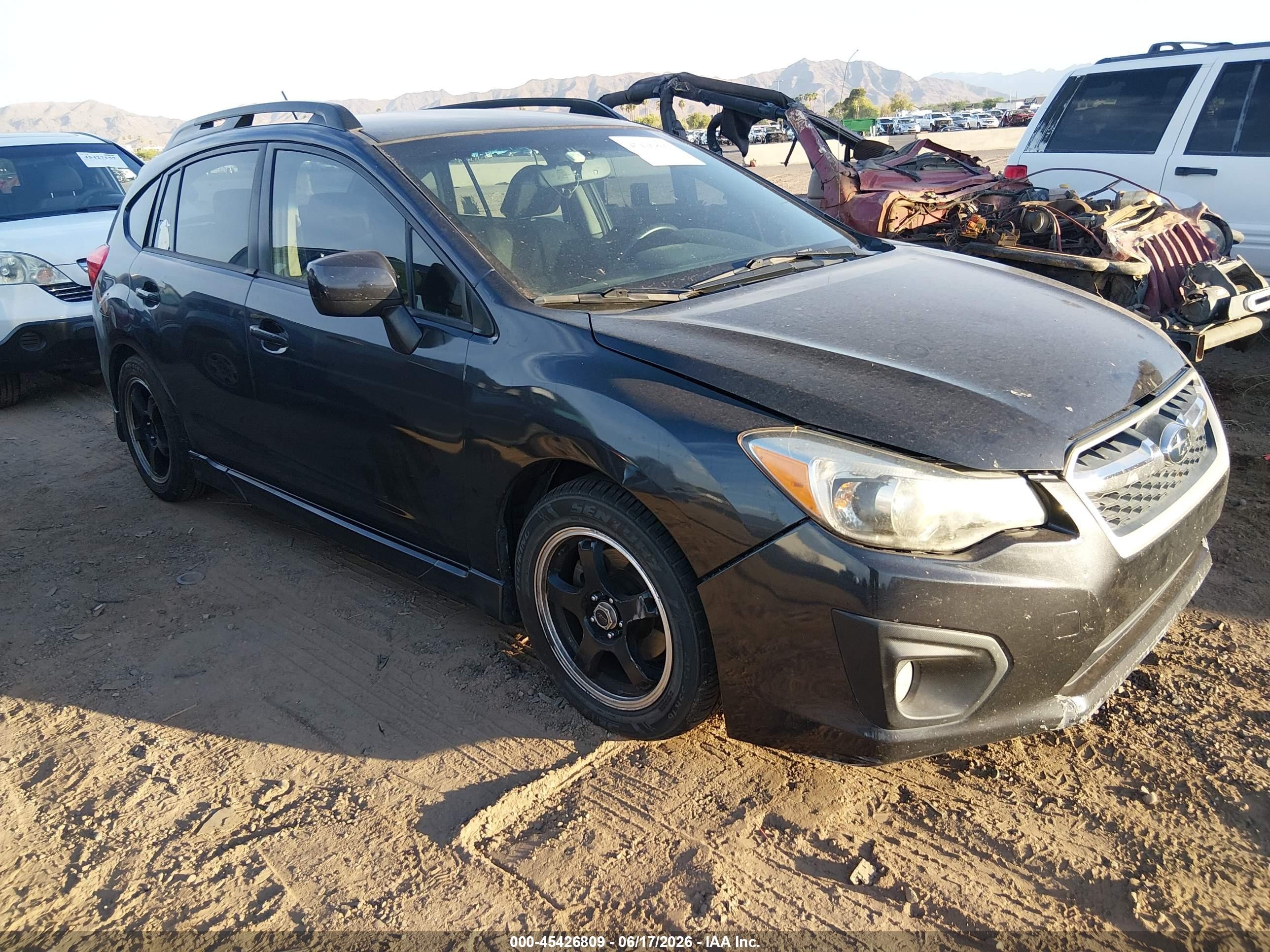 2014 Subaru Impreza 2.0i Sport Premium Black vin: JF1GPAL67E8224123