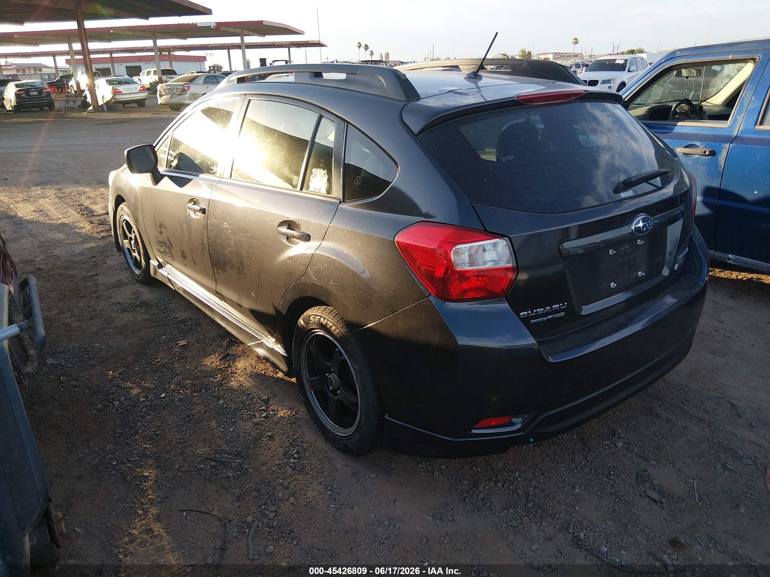 2014 Subaru Impreza 2.0i Sport Premium Black vin: JF1GPAL67E8224123