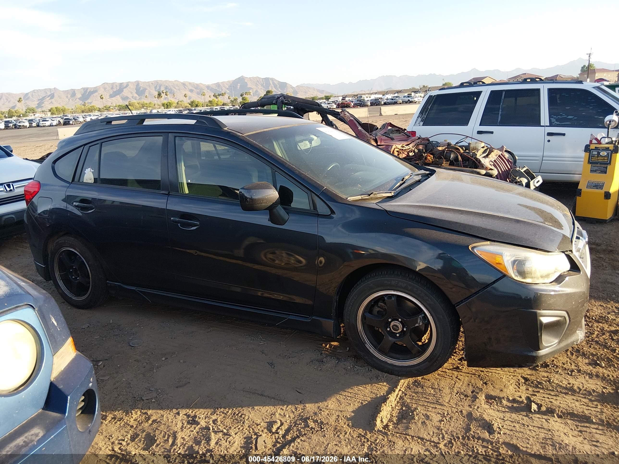 2014 Subaru Impreza 2.0i Sport Premium Black vin: JF1GPAL67E8224123