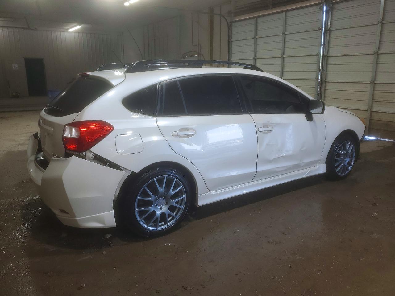 2014 Subaru Impreza Sport Premium White vin: JF1GPAL67E8246140