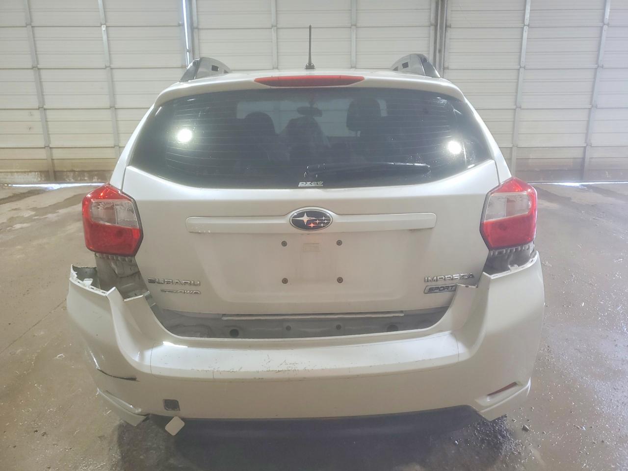 2014 Subaru Impreza Sport Premium White vin: JF1GPAL67E8246140