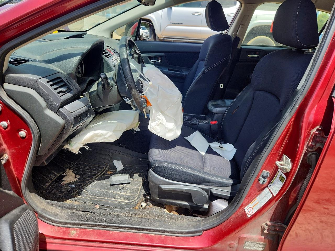 2012 Subaru Impreza Sport Premium Red vin: JF1GPAL68CH241137