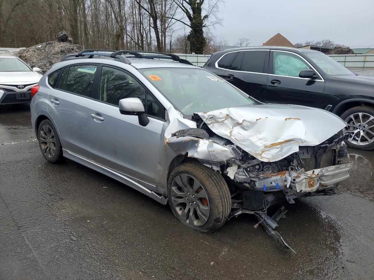 2012 Subaru Impreza Sport Premium Silver vin: JF1GPAL68CH247309