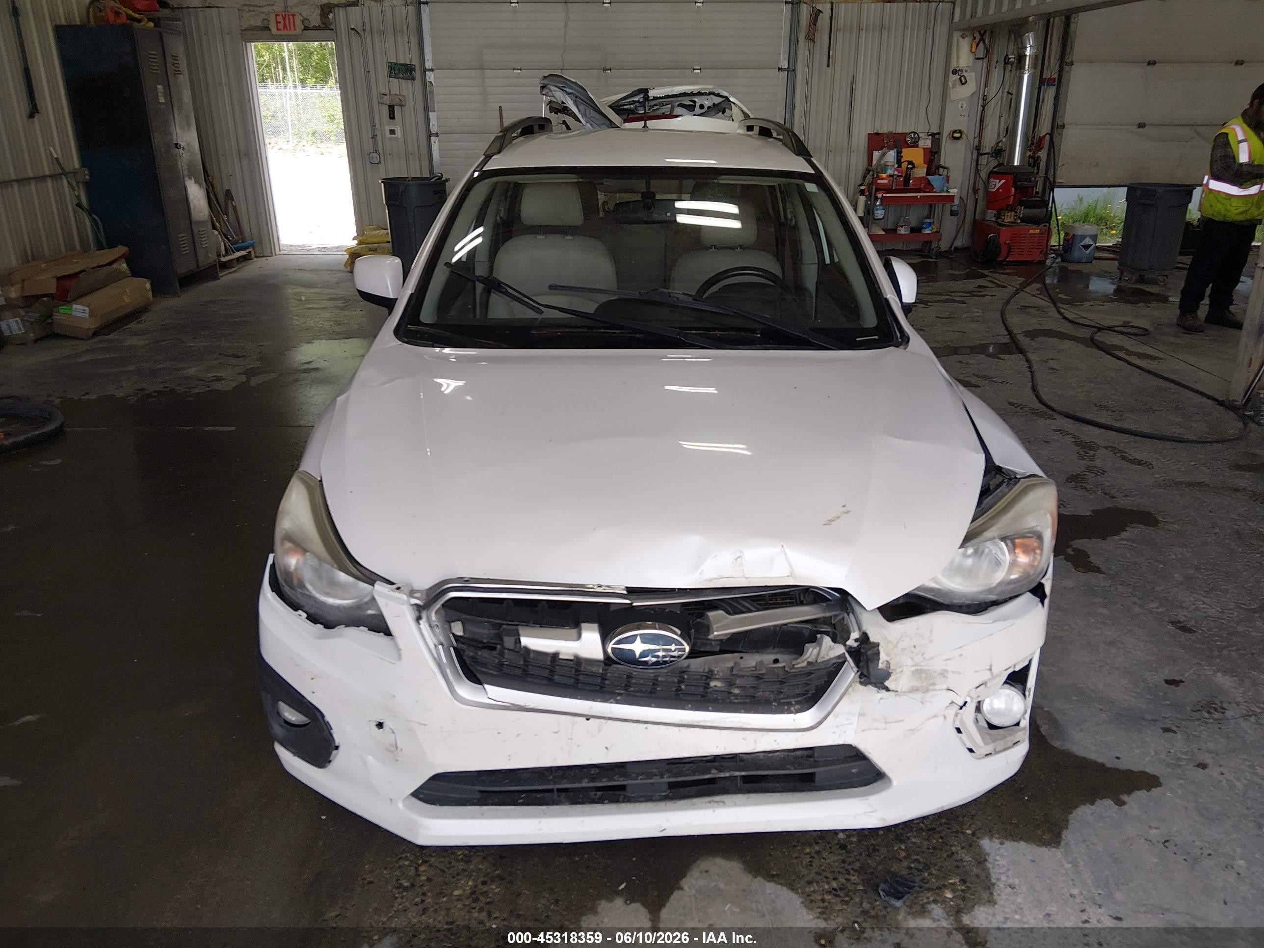 2013 Subaru Impreza 2.0i Sport Premium White vin: JF1GPAL68D2812274