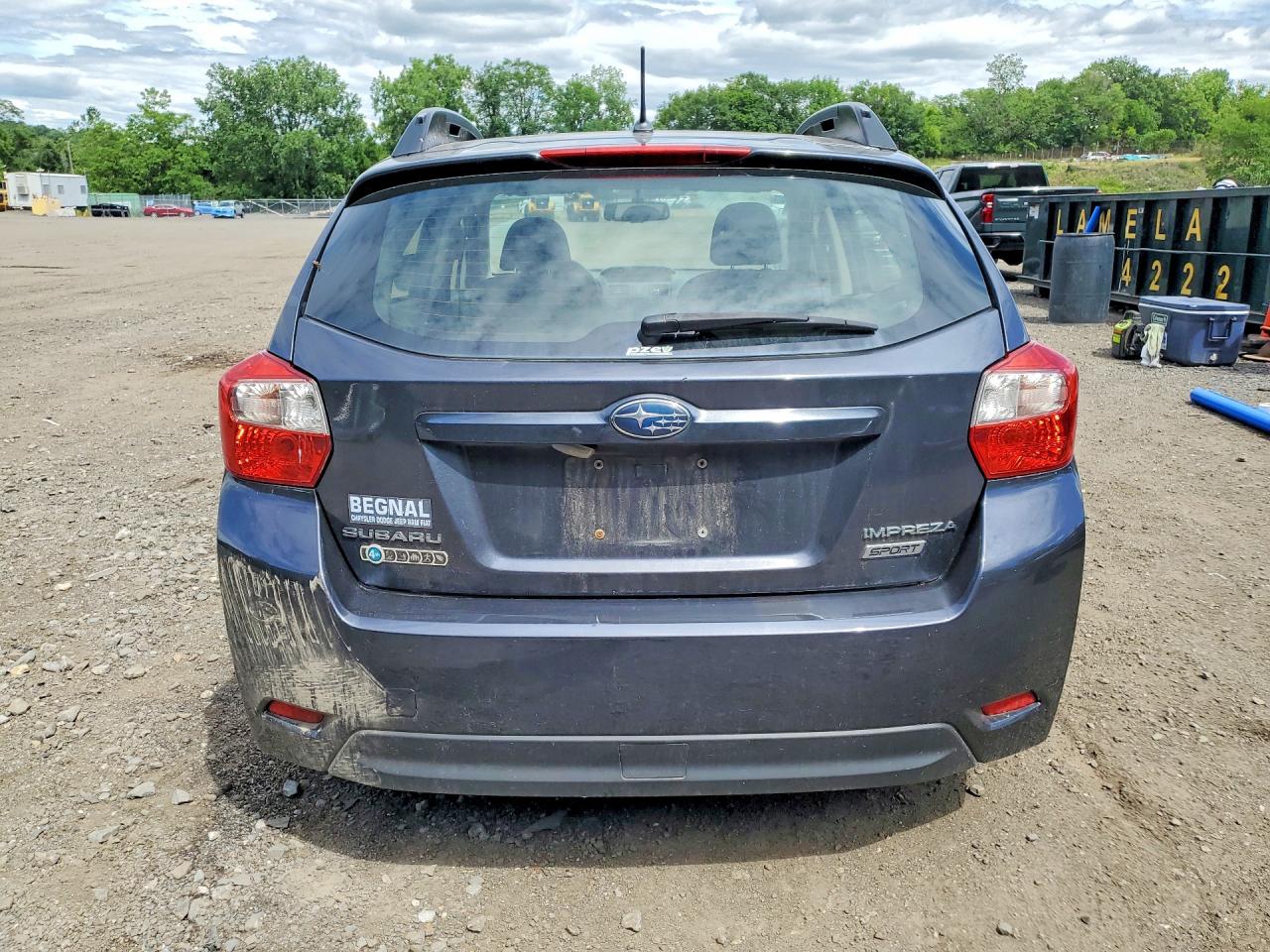 2013 Subaru Impreza Sport Premium Gray vin: JF1GPAL68D2816244