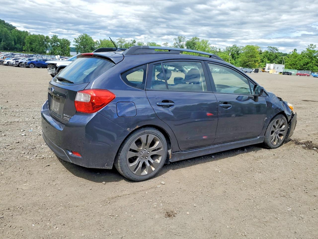 2013 Subaru Impreza Sport Premium Gray vin: JF1GPAL68D2816244