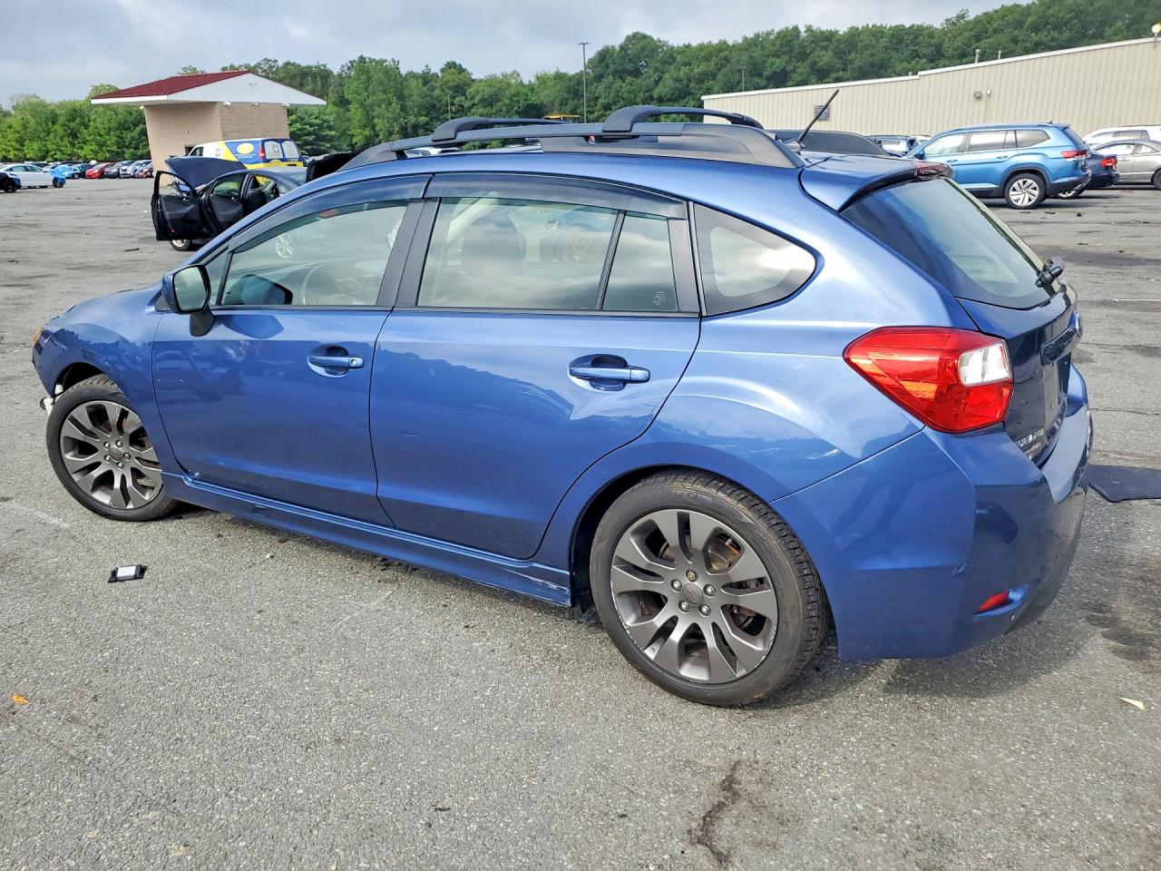 2013 Subaru Impreza Sport Premium Синий vin: JF1GPAL68D2826238