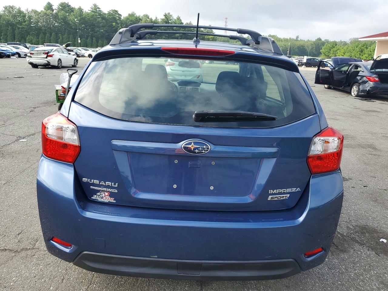 2013 Subaru Impreza Sport Premium Синий vin: JF1GPAL68D2826238