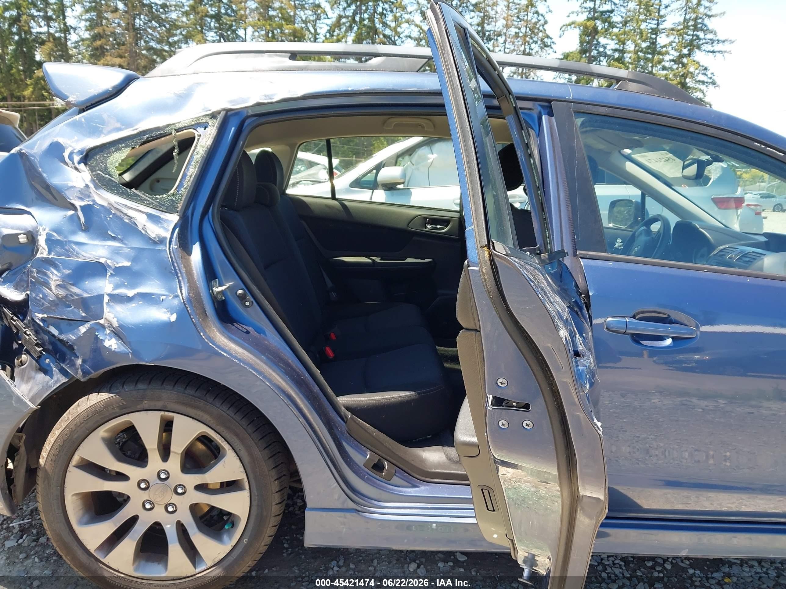 2013 Subaru Impreza 2.0i Sport Premium Blue vin: JF1GPAL68D2828121
