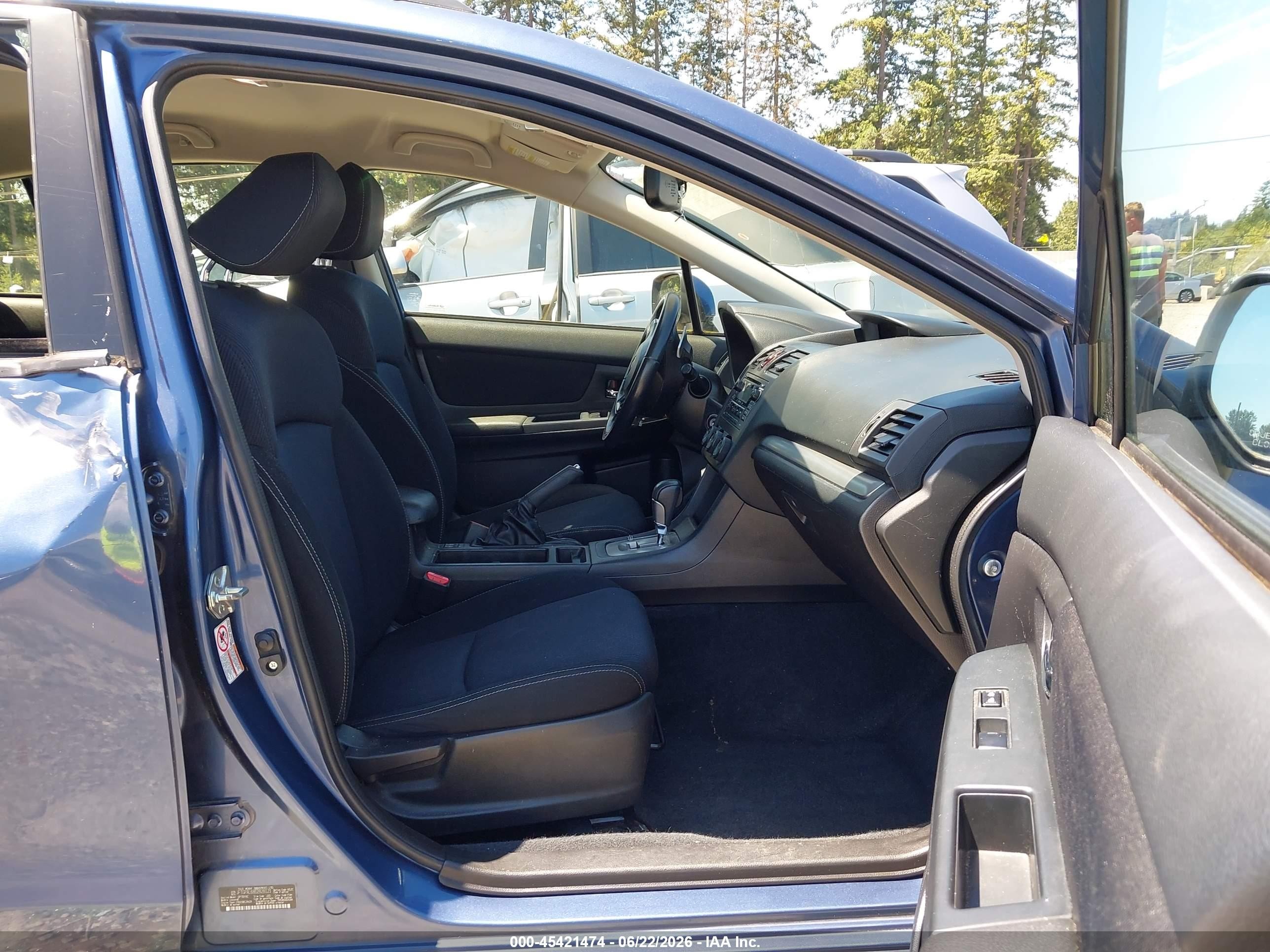 2013 Subaru Impreza 2.0i Sport Premium Blue vin: JF1GPAL68D2828121