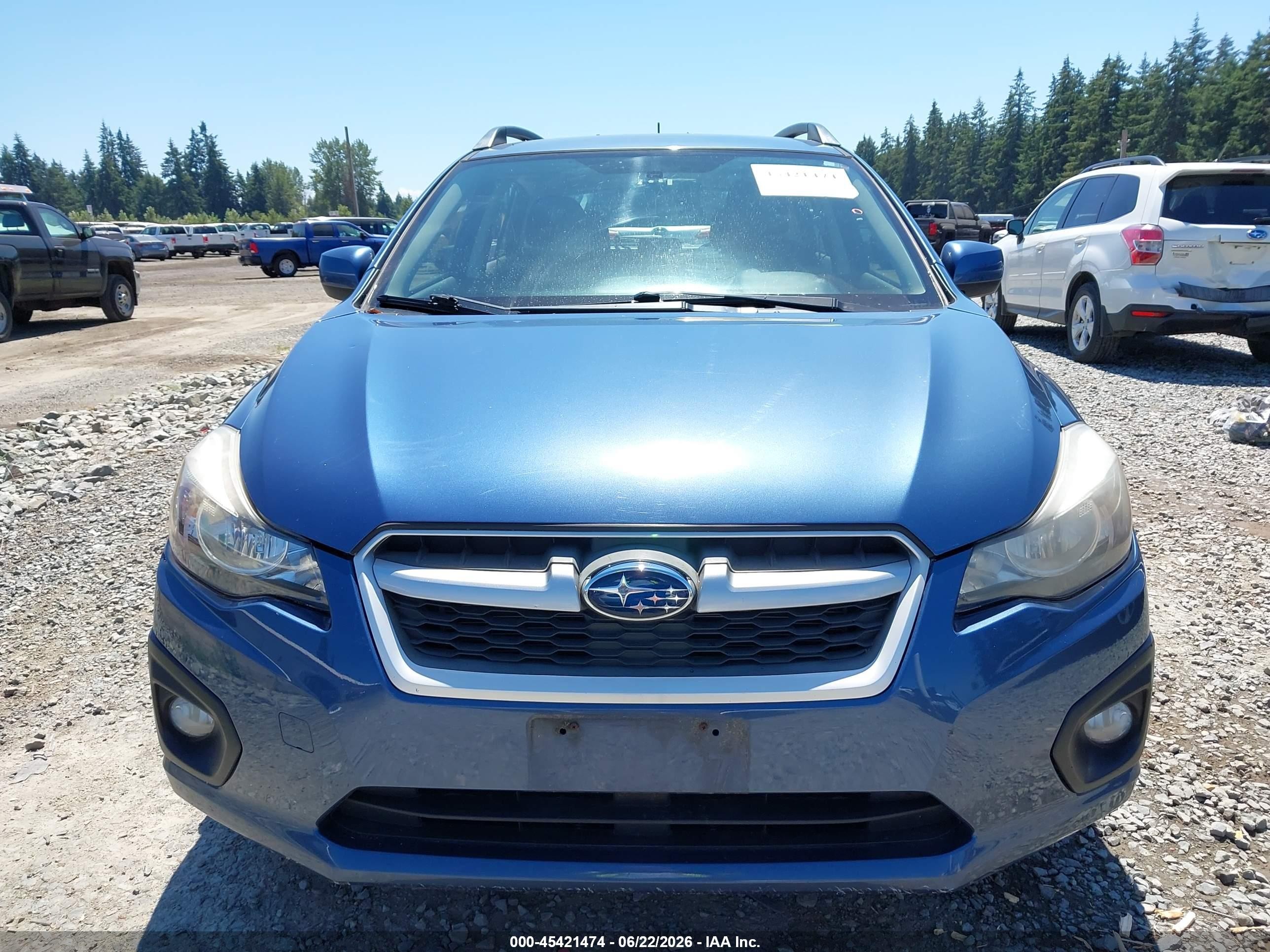 2013 Subaru Impreza 2.0i Sport Premium Blue vin: JF1GPAL68D2828121