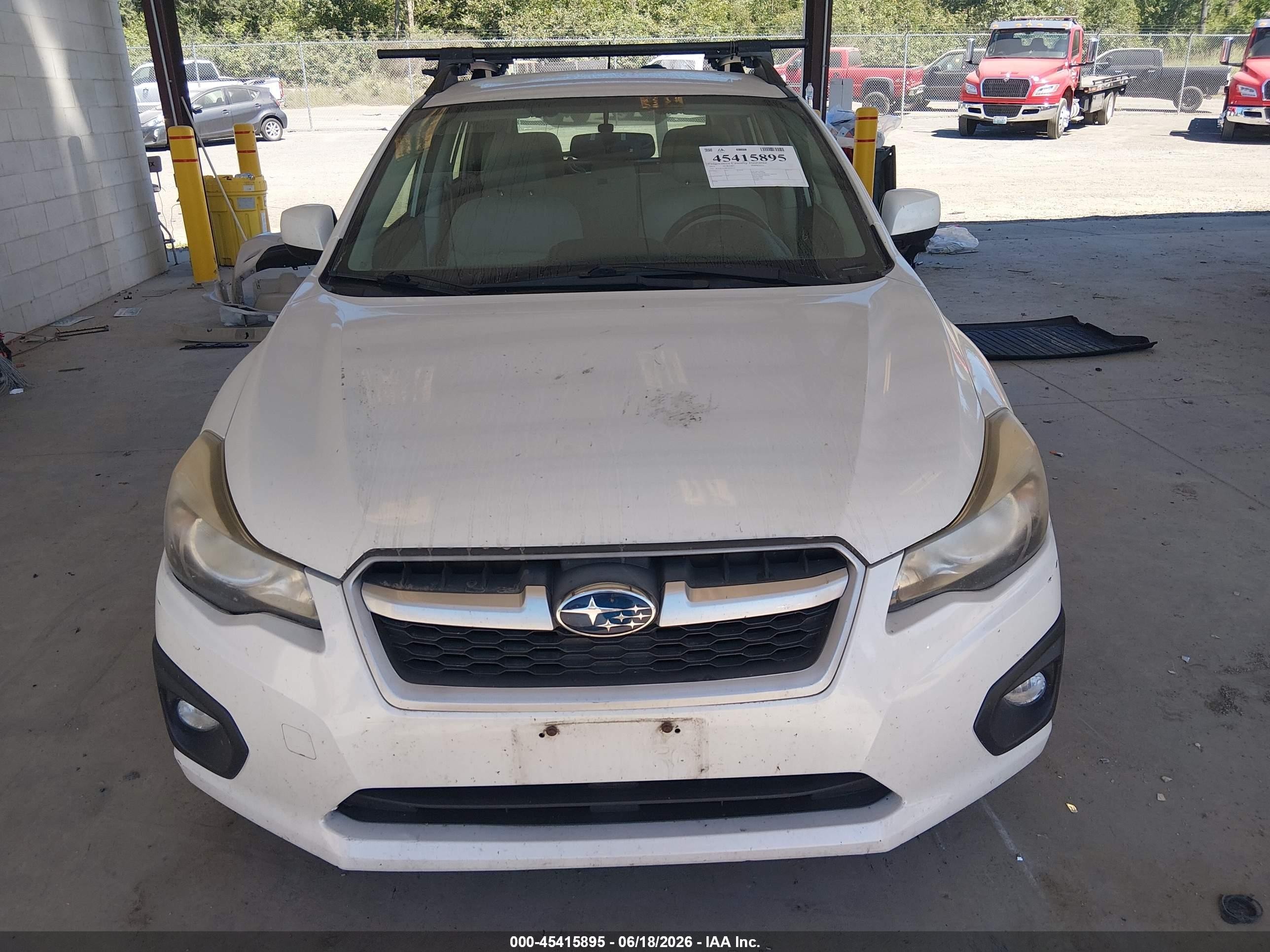2013 Subaru Impreza 2.0i Sport Premium Белый vin: JF1GPAL68D2870739