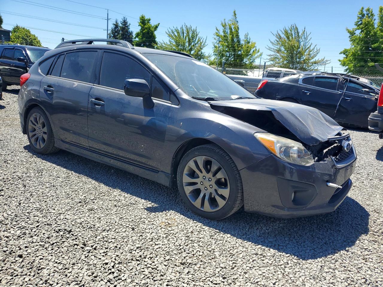 2013 Subaru Impreza Sport Premium Charcoal vin: JF1GPAL68D2872880
