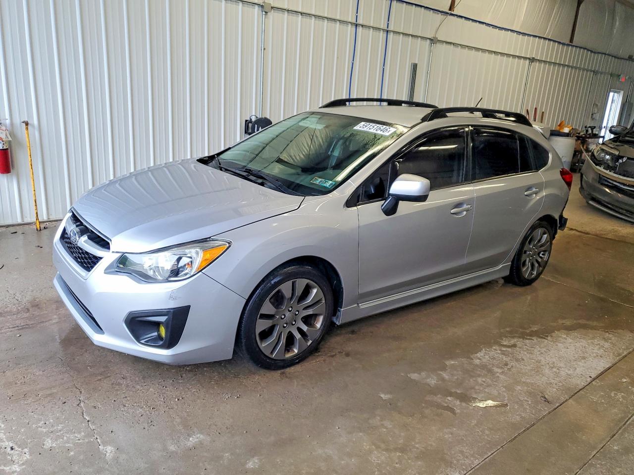 2013 Subaru Impreza Sport Premium Серебряный vin: JF1GPAL68D2878663