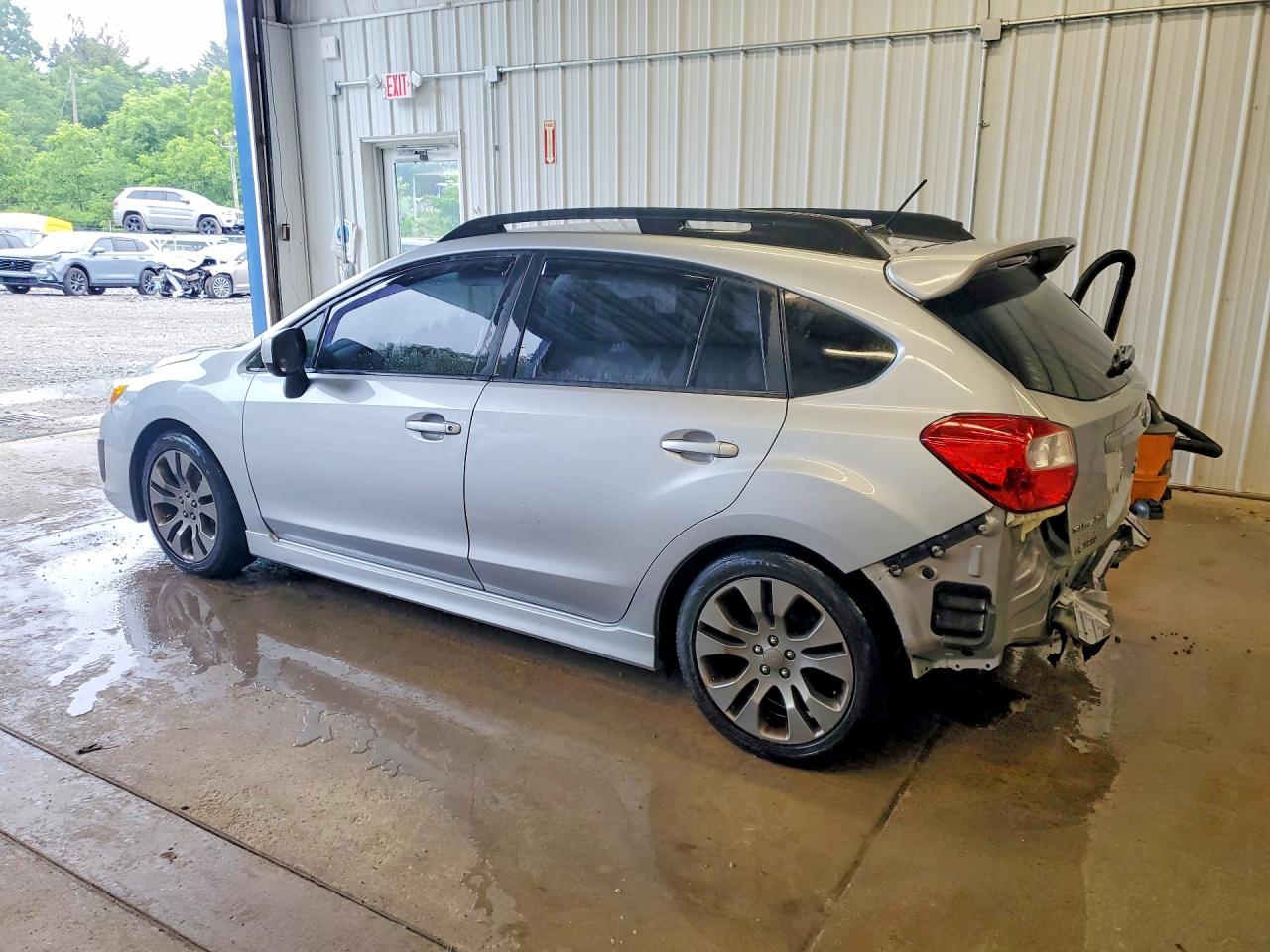 2013 Subaru Impreza Sport Premium Silver vin: JF1GPAL68D2878663