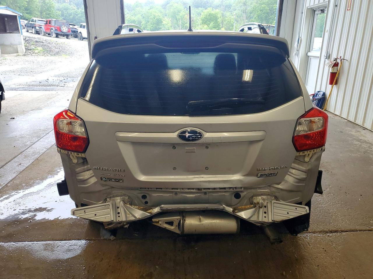 2013 Subaru Impreza Sport Premium Silver vin: JF1GPAL68D2878663