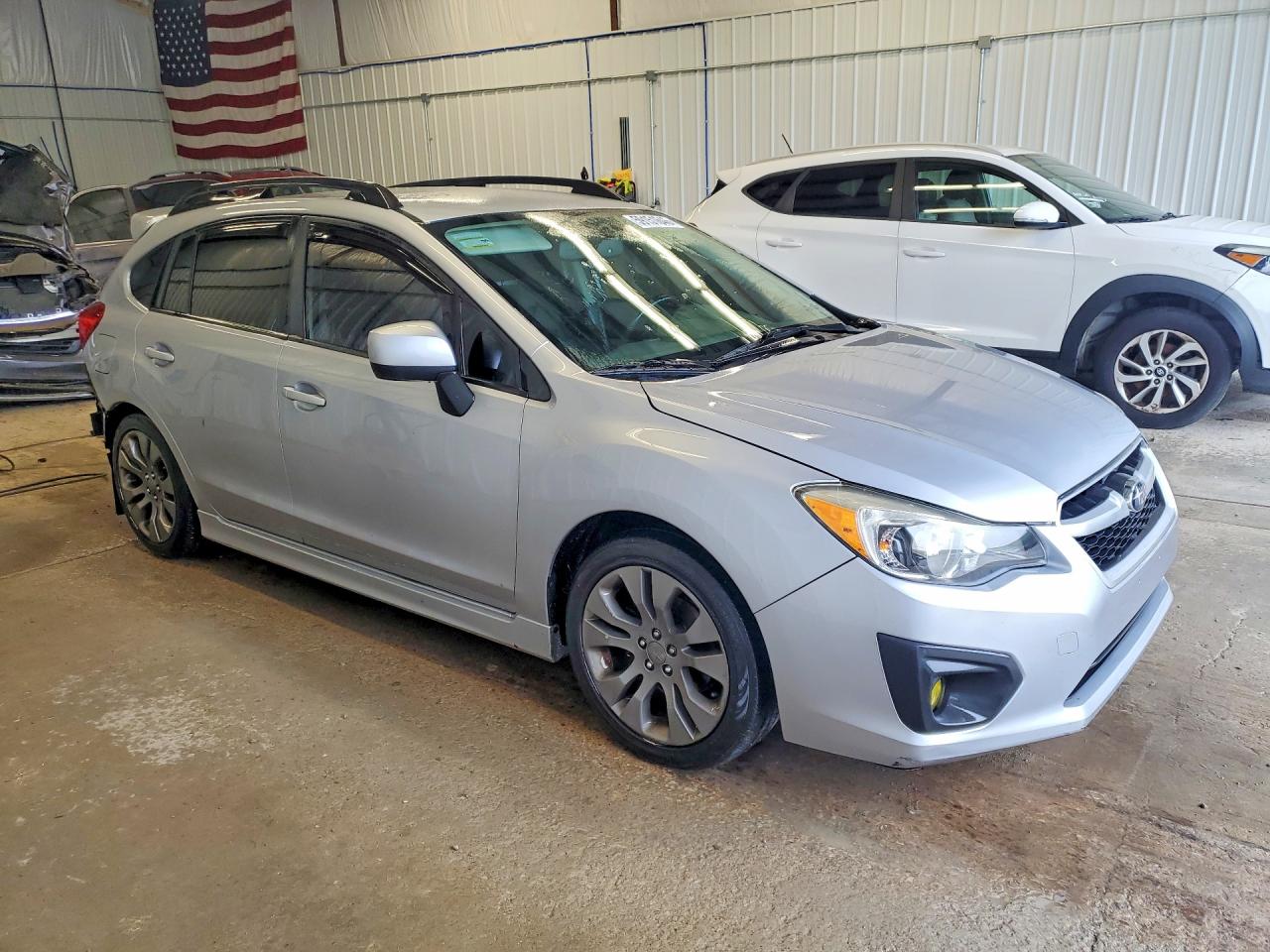2013 Subaru Impreza Sport Premium Silver vin: JF1GPAL68D2878663