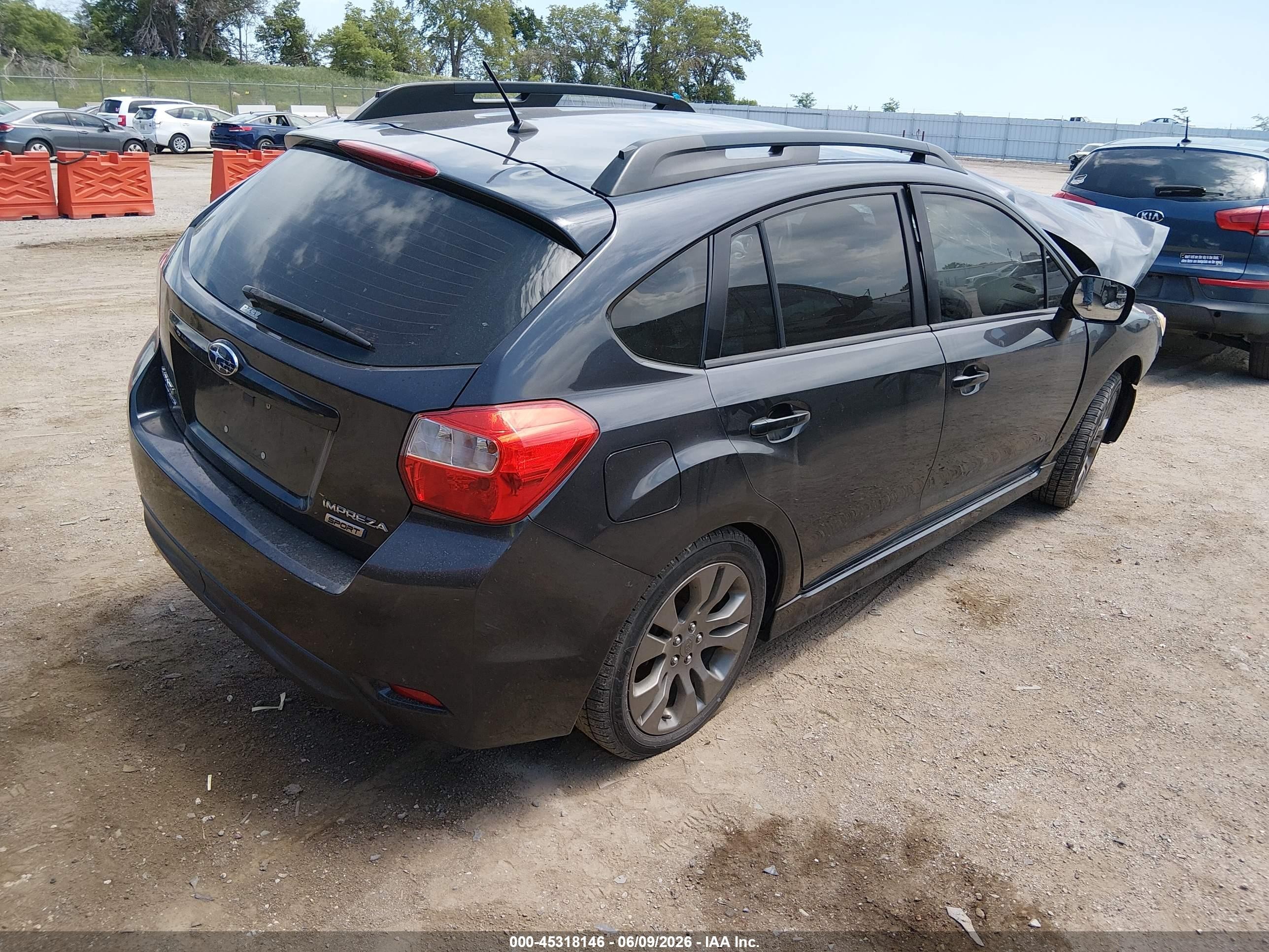 2013 Subaru Impreza 2.0i Sport Premium Dark Blue vin: JF1GPAL68D2891154
