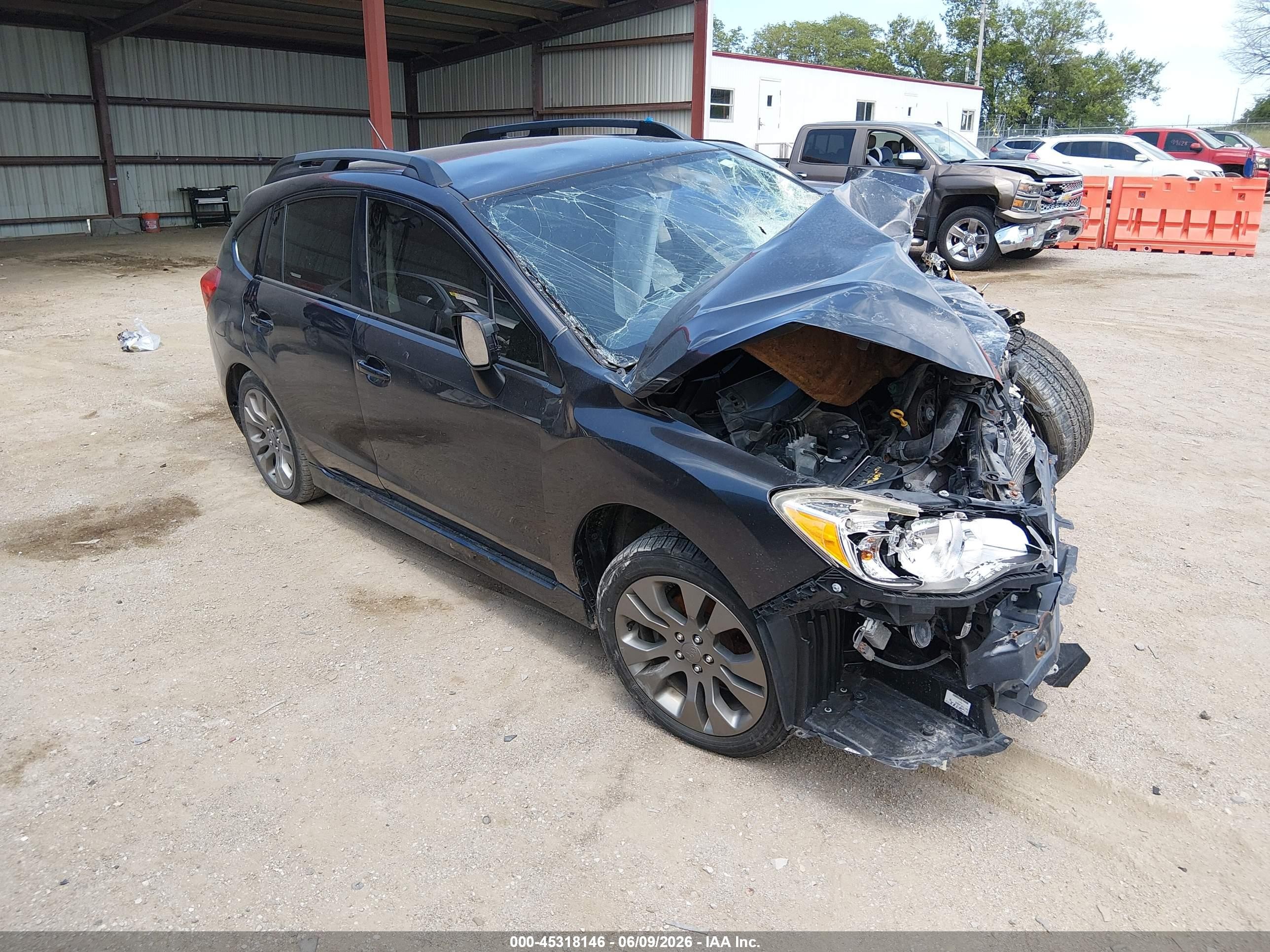 2013 Subaru Impreza 2.0i Sport Premium Dark Blue vin: JF1GPAL68D2891154